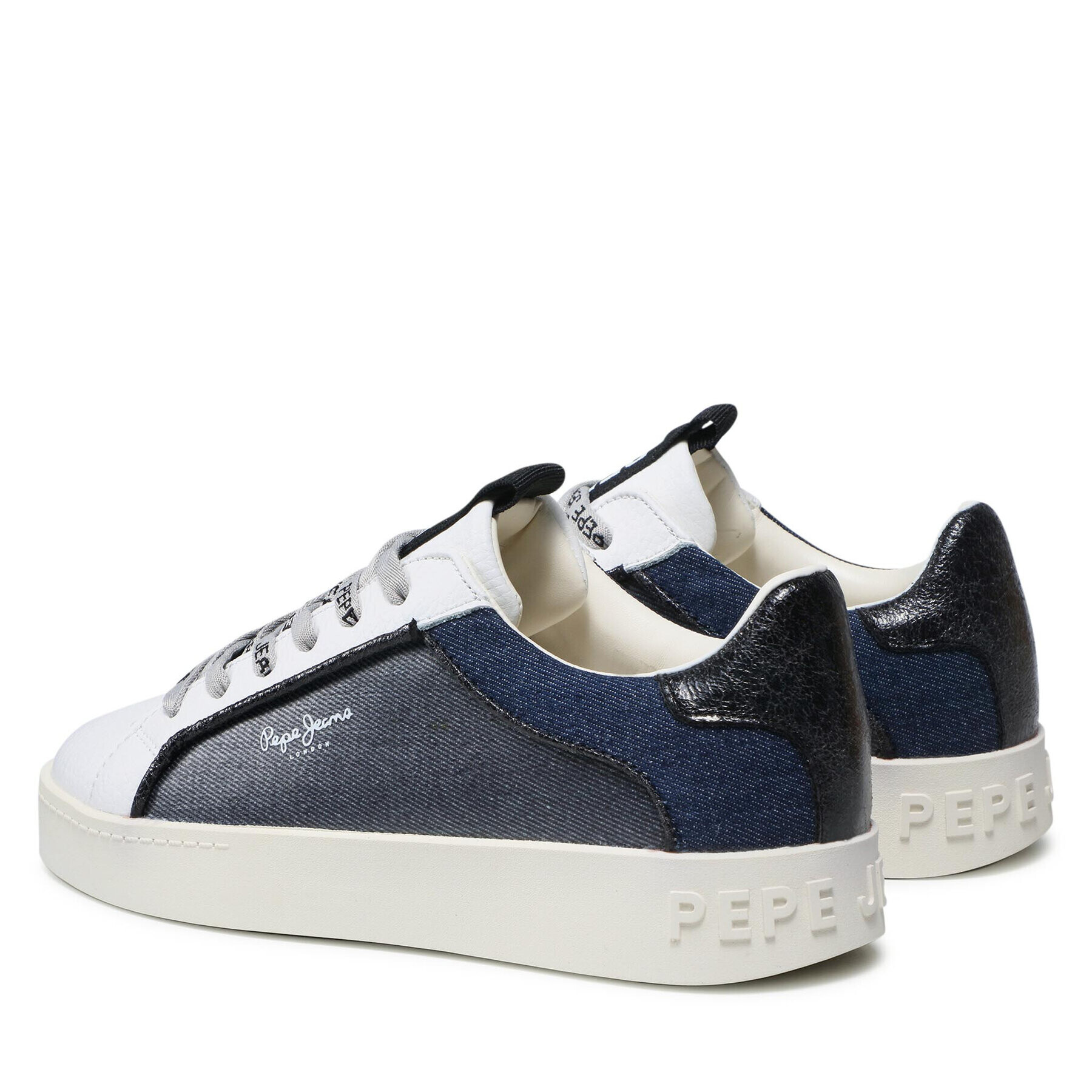 Pepe Jeans Sneakersy Brixton Denim PLS31212 Tmavomodrá - Pepit.sk