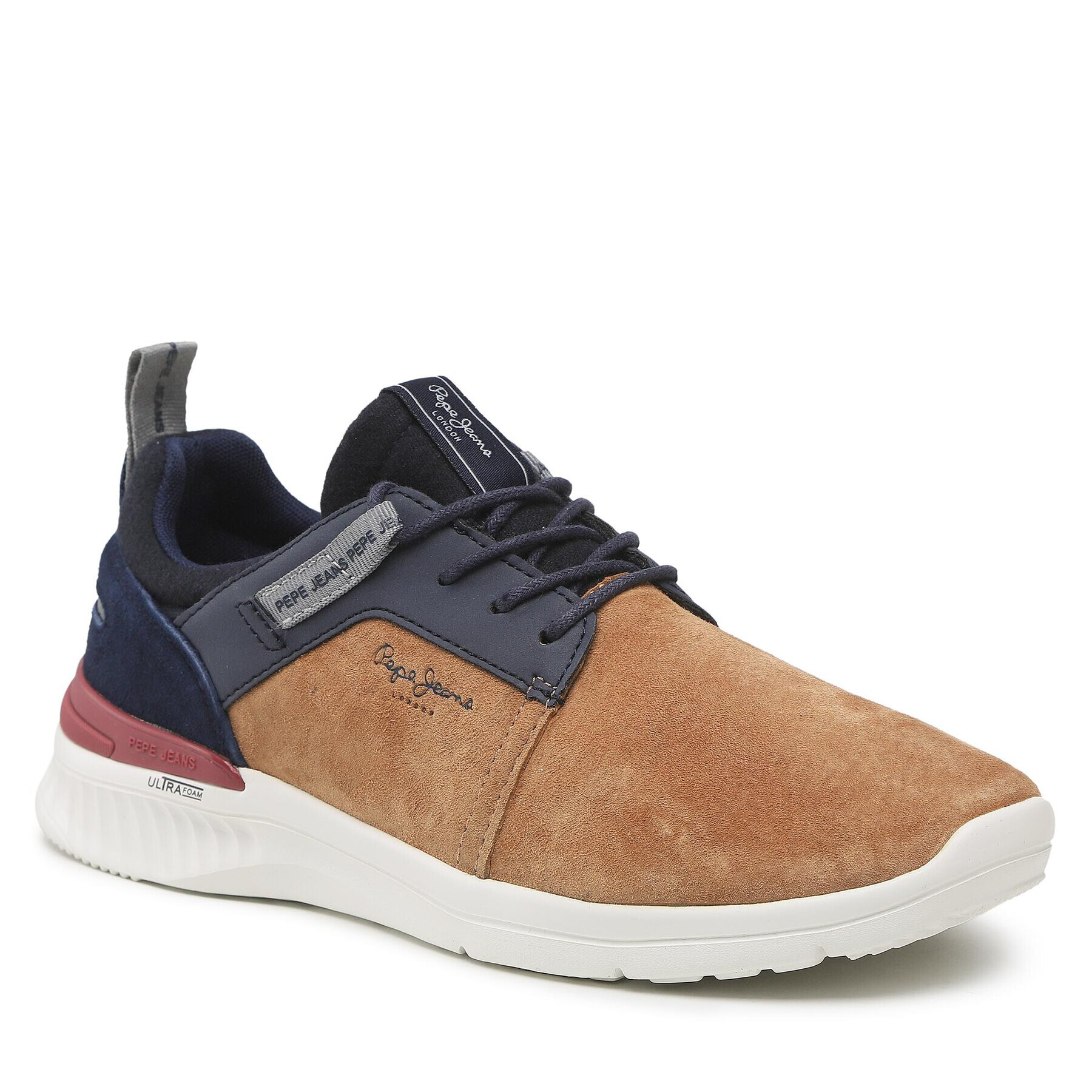 Pepe Jeans Sneakersy Jay Pro Shoe Combi PMS30869 Hnedá - Pepit.sk