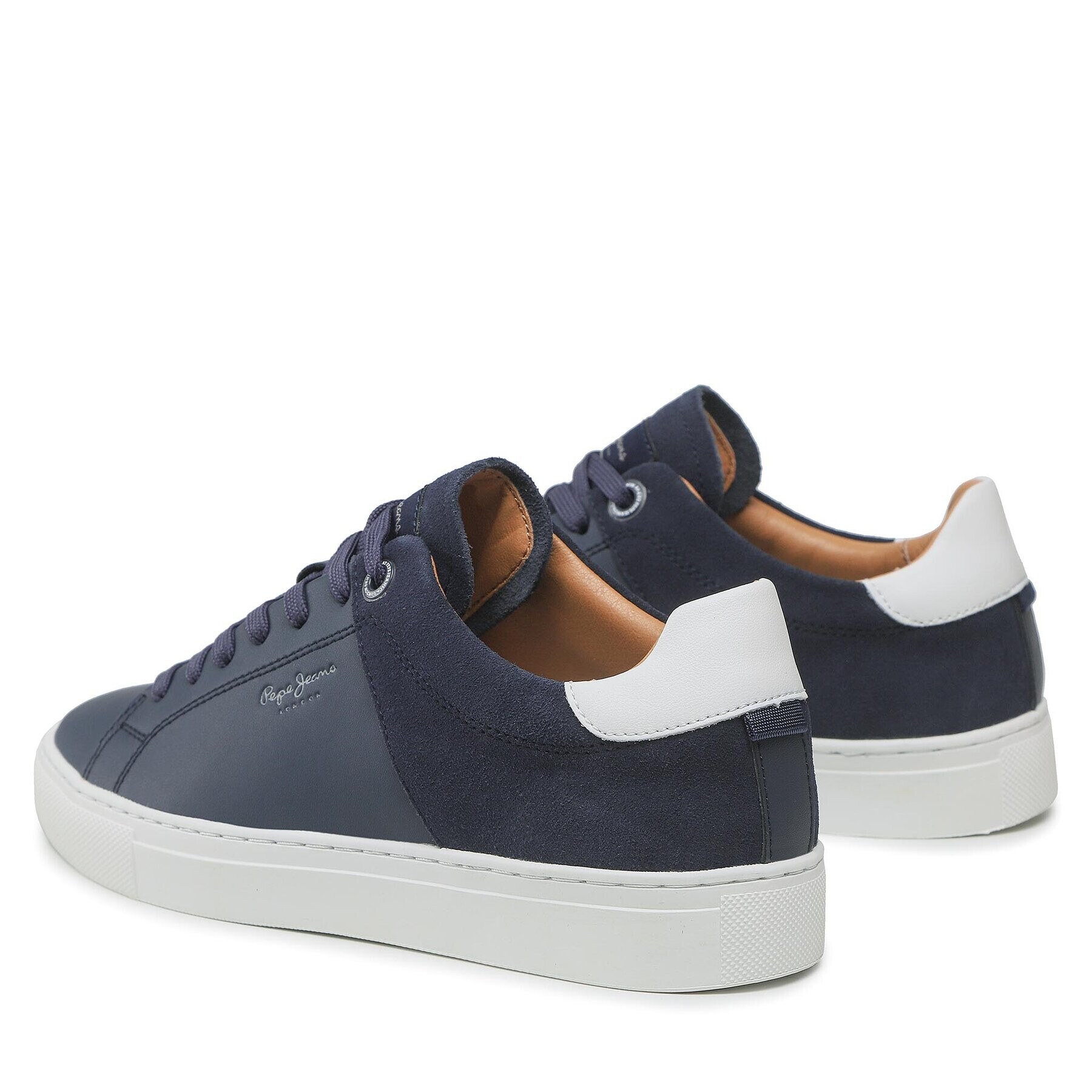 Pepe Jeans Sneakersy Joe Cup Split PMS30846 Tmavomodrá - Pepit.sk