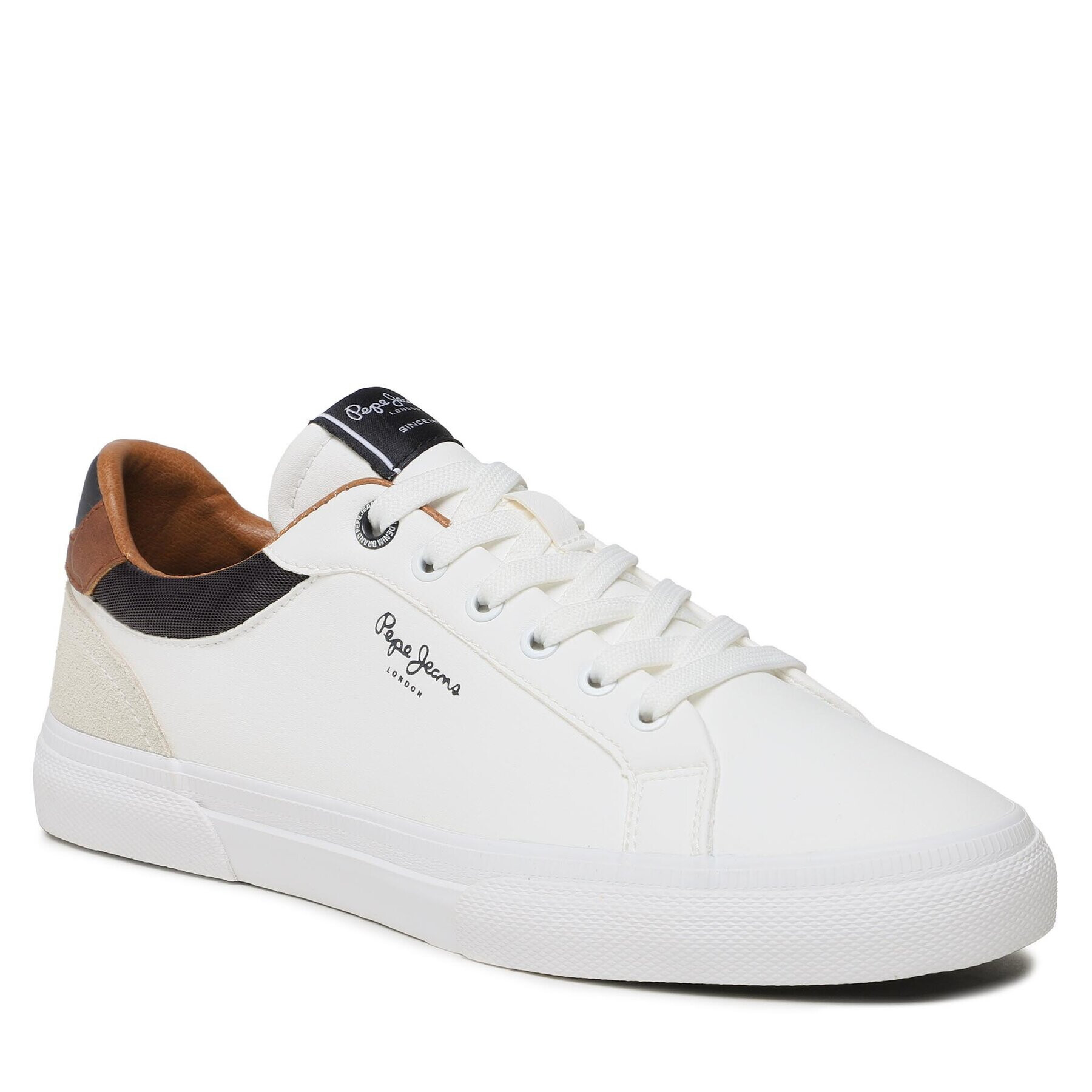 Pepe Jeans Sneakersy Kenton Court PMS30839 Biela - Pepit.sk