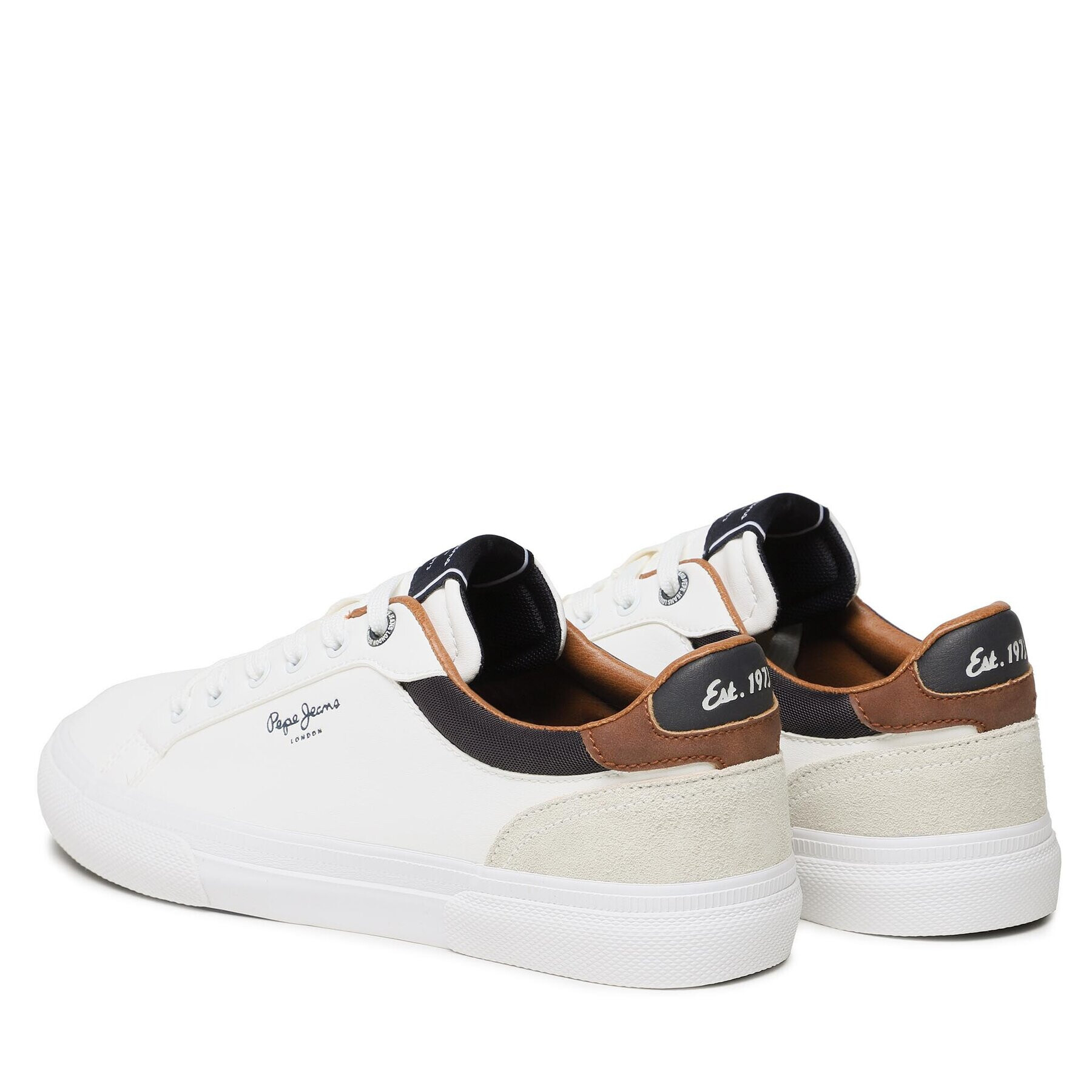 Pepe Jeans Sneakersy Kenton Court PMS30839 Biela - Pepit.sk