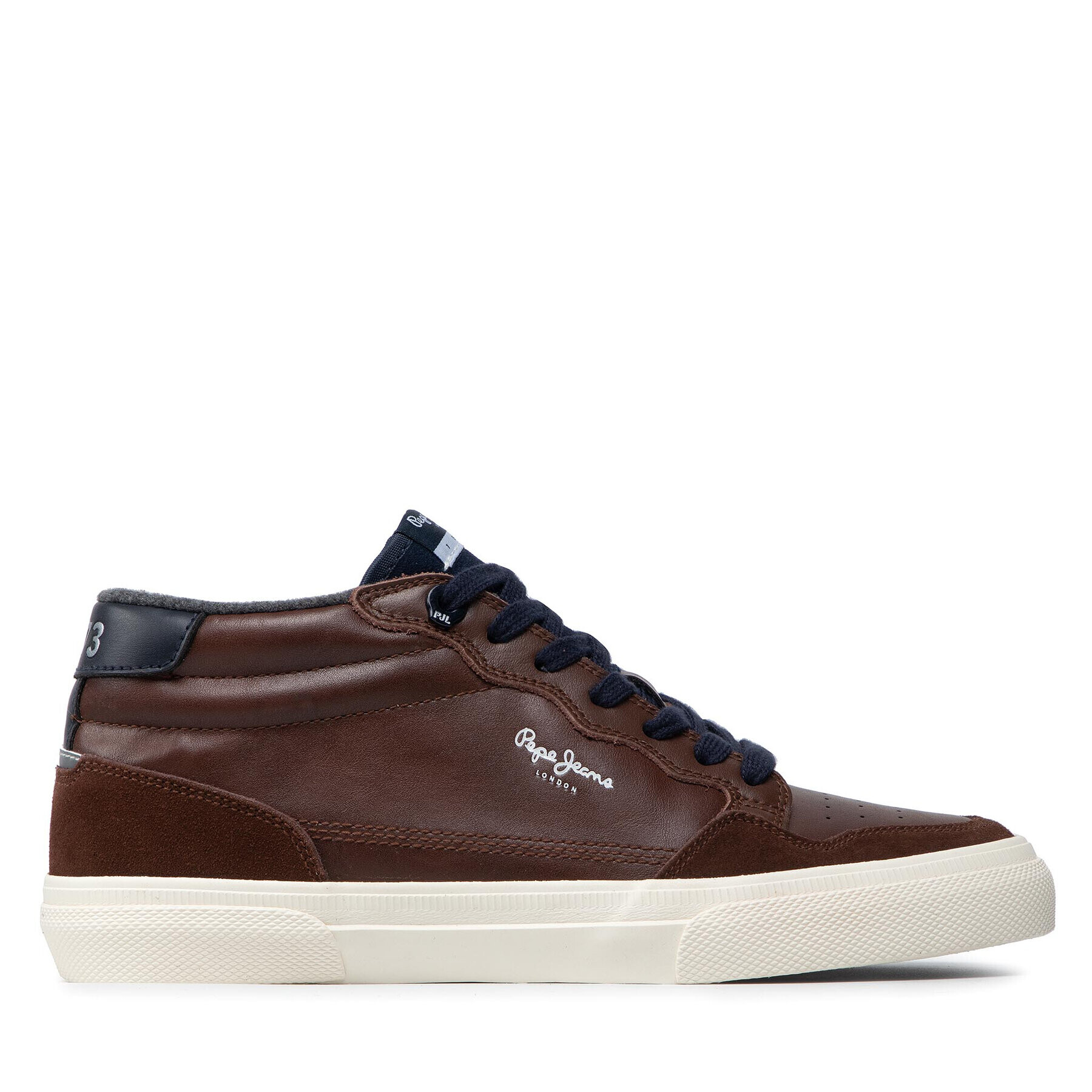 Pepe Jeans Sneakersy Kenton Original Low PMS30802 Hnedá - Pepit.sk