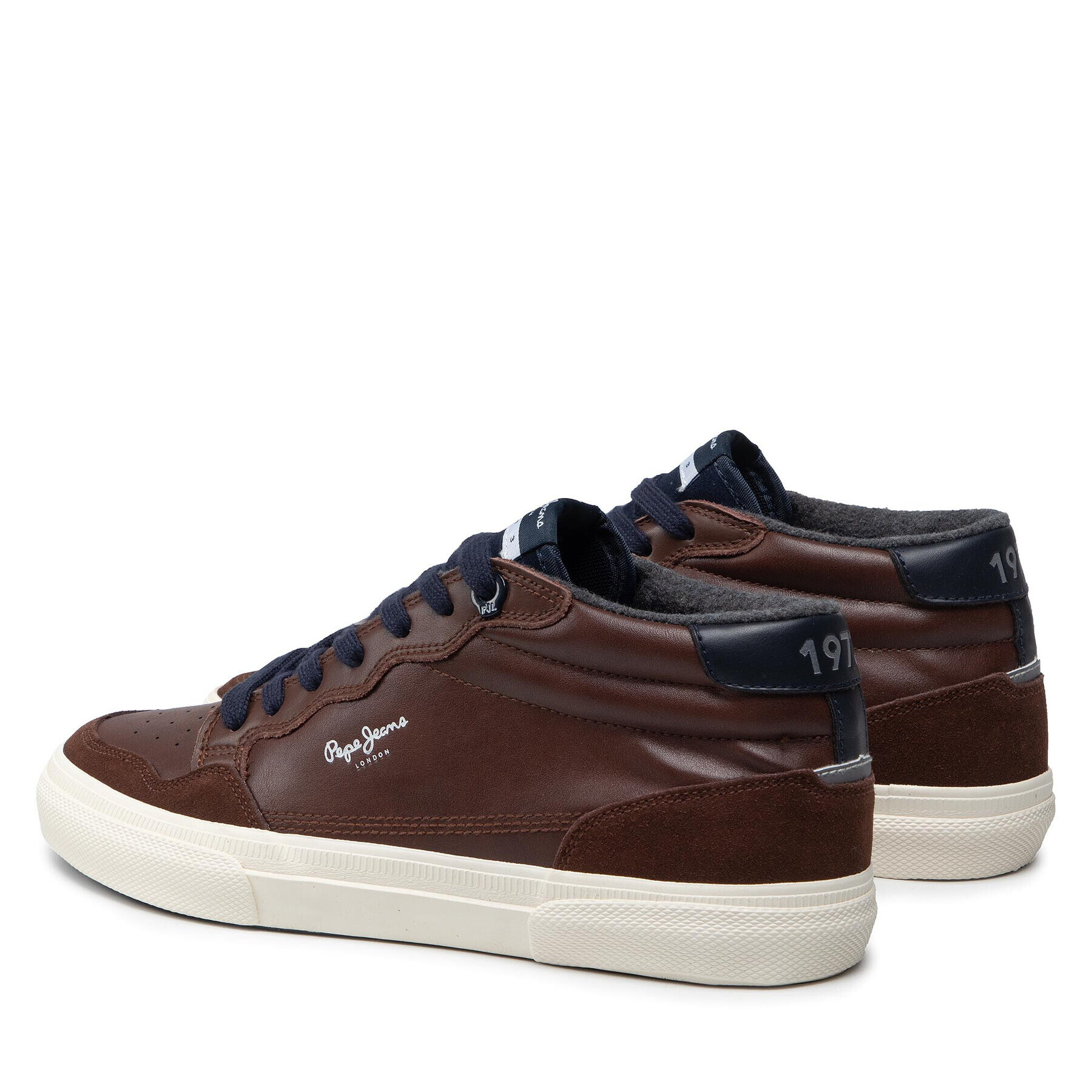 Pepe Jeans Sneakersy Kenton Original Low PMS30802 Hnedá - Pepit.sk