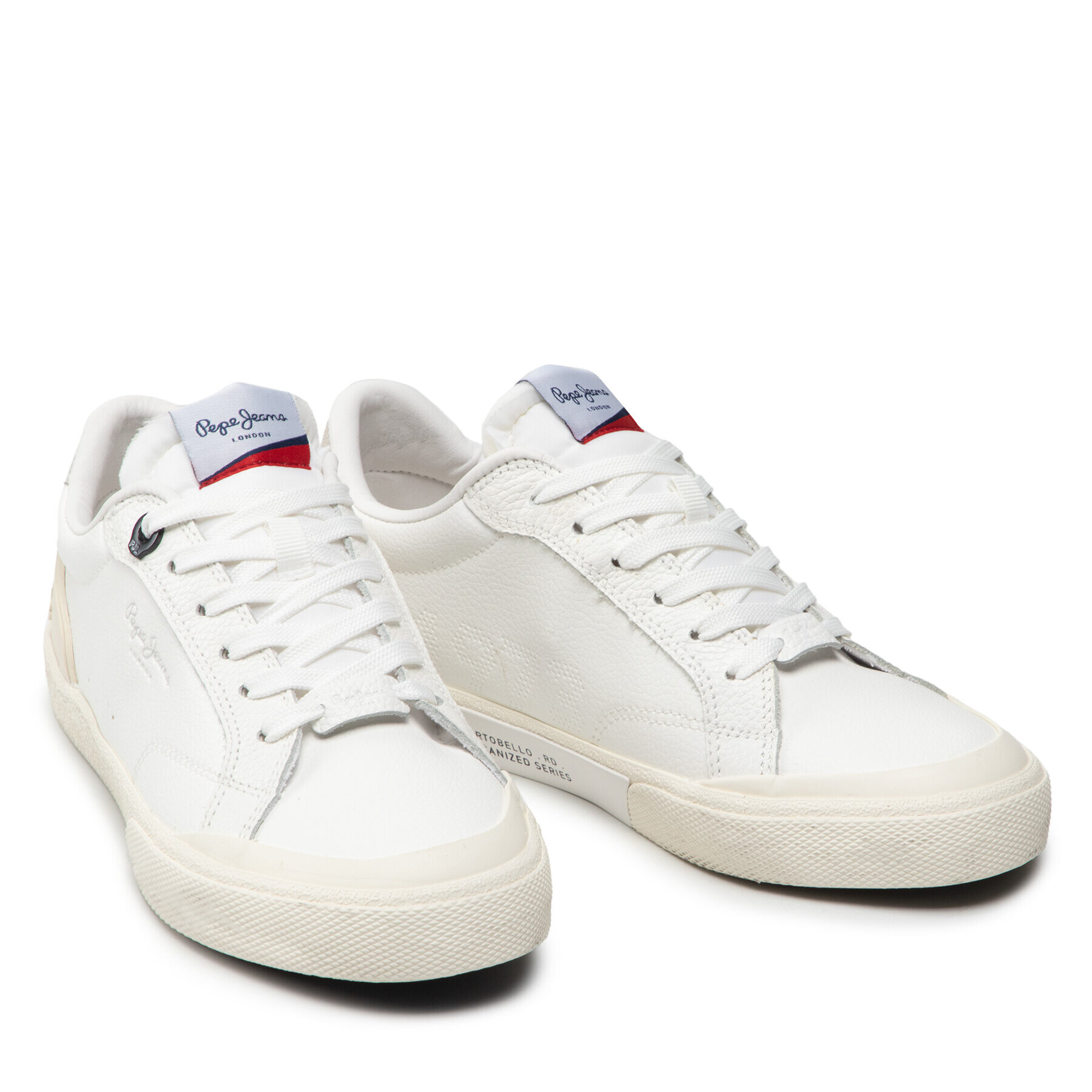 Pepe Jeans Sneakersy Kenton Vintage PLS31285 Biela - Pepit.sk