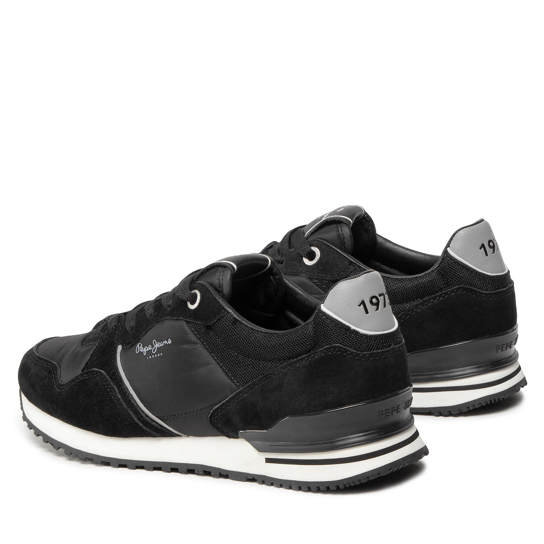 Pepe Jeans Sneakersy London City PMS30874 Čierna - Pepit.sk