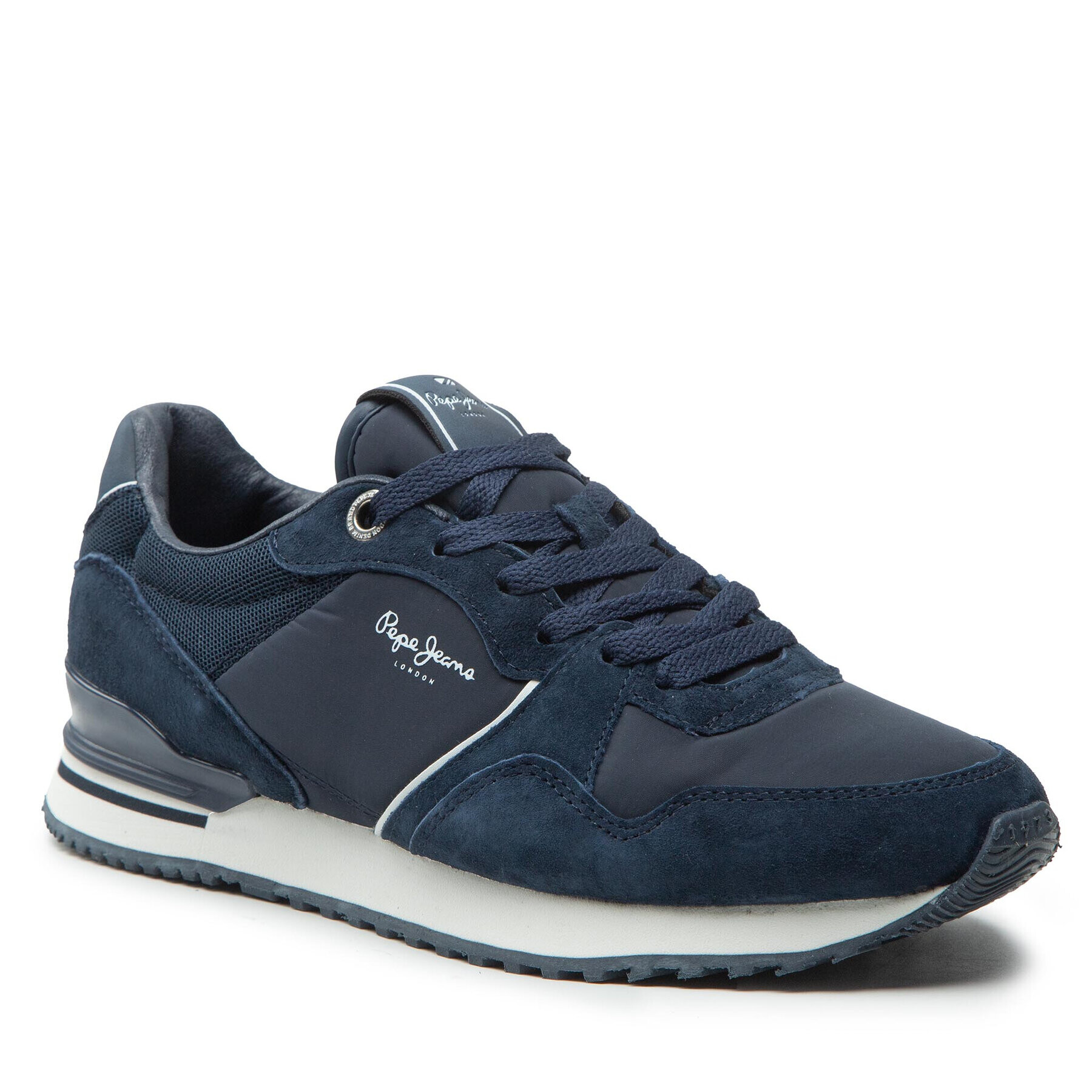 Pepe Jeans Sneakersy London City PMS30874 Tmavomodrá - Pepit.sk