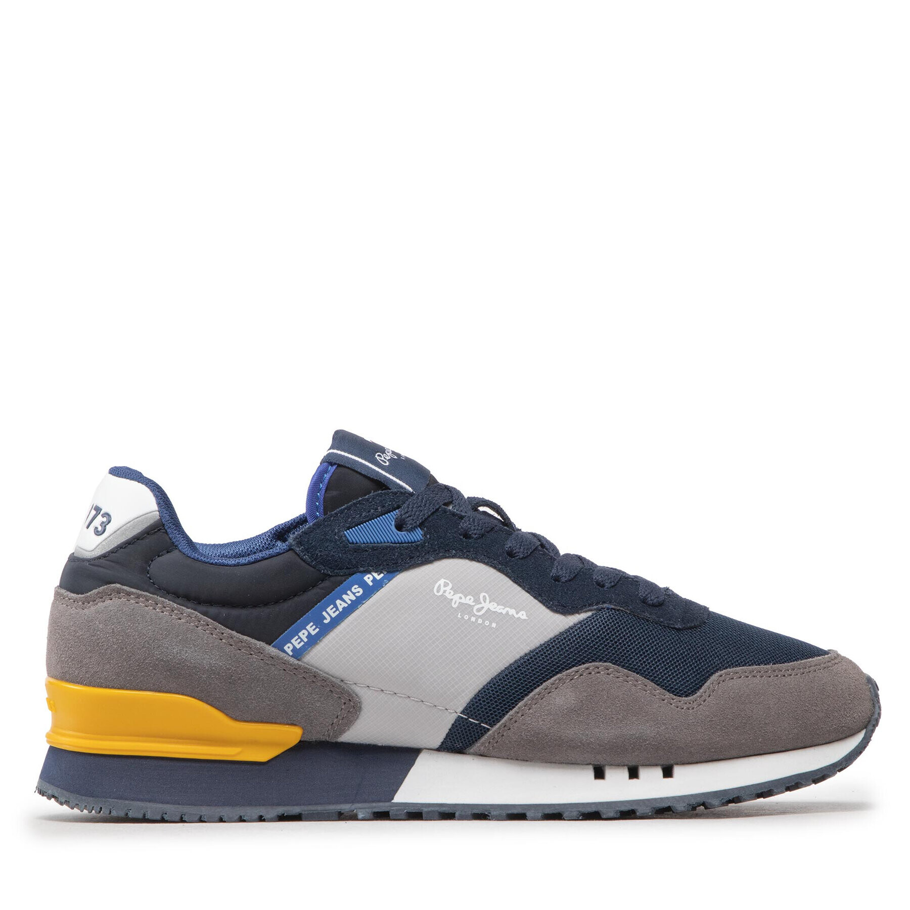 Pepe Jeans Sneakersy London One Basic M PMS30871 Sivá - Pepit.sk