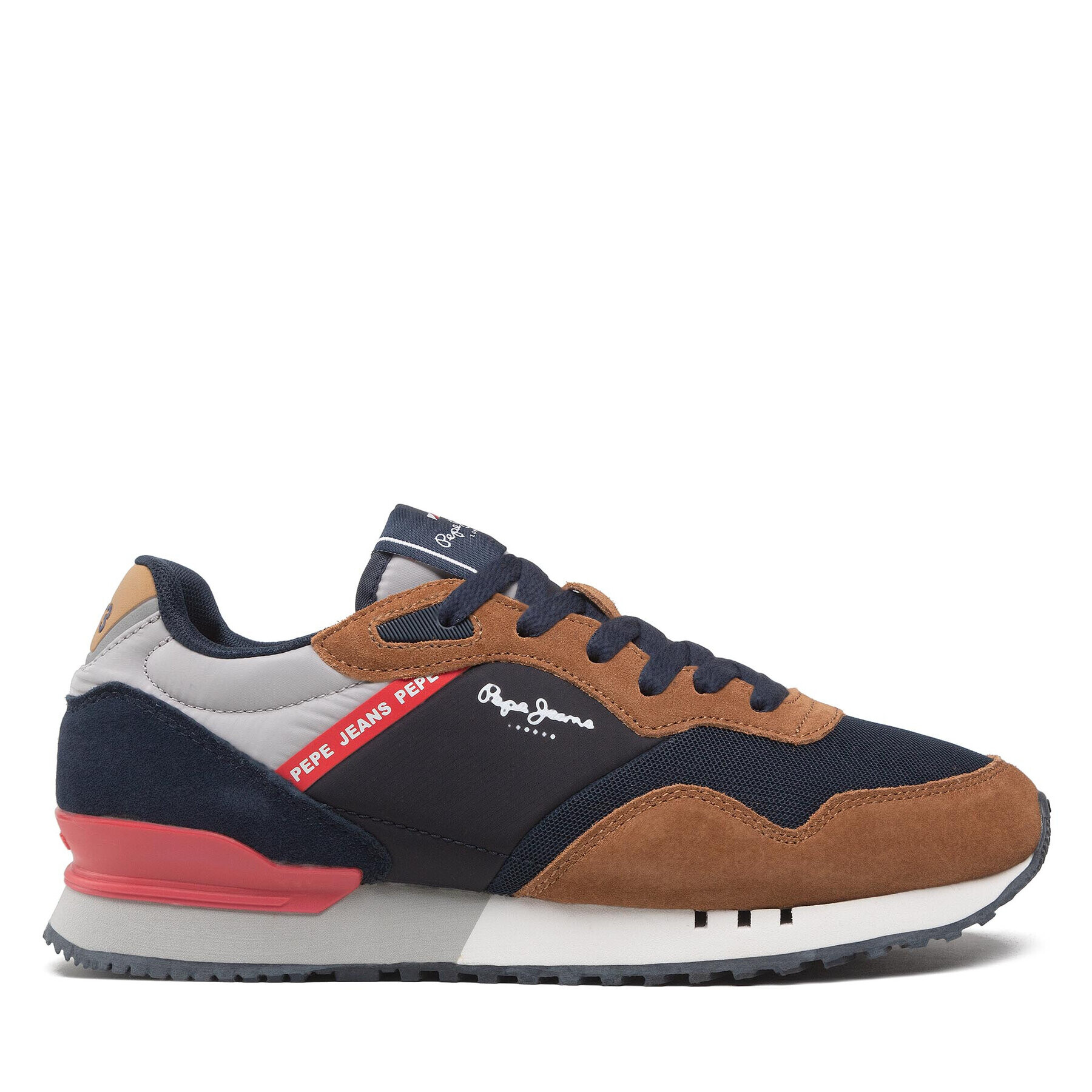 Pepe Jeans Sneakersy London One Basic PMS30871 Tmavomodrá - Pepit.sk