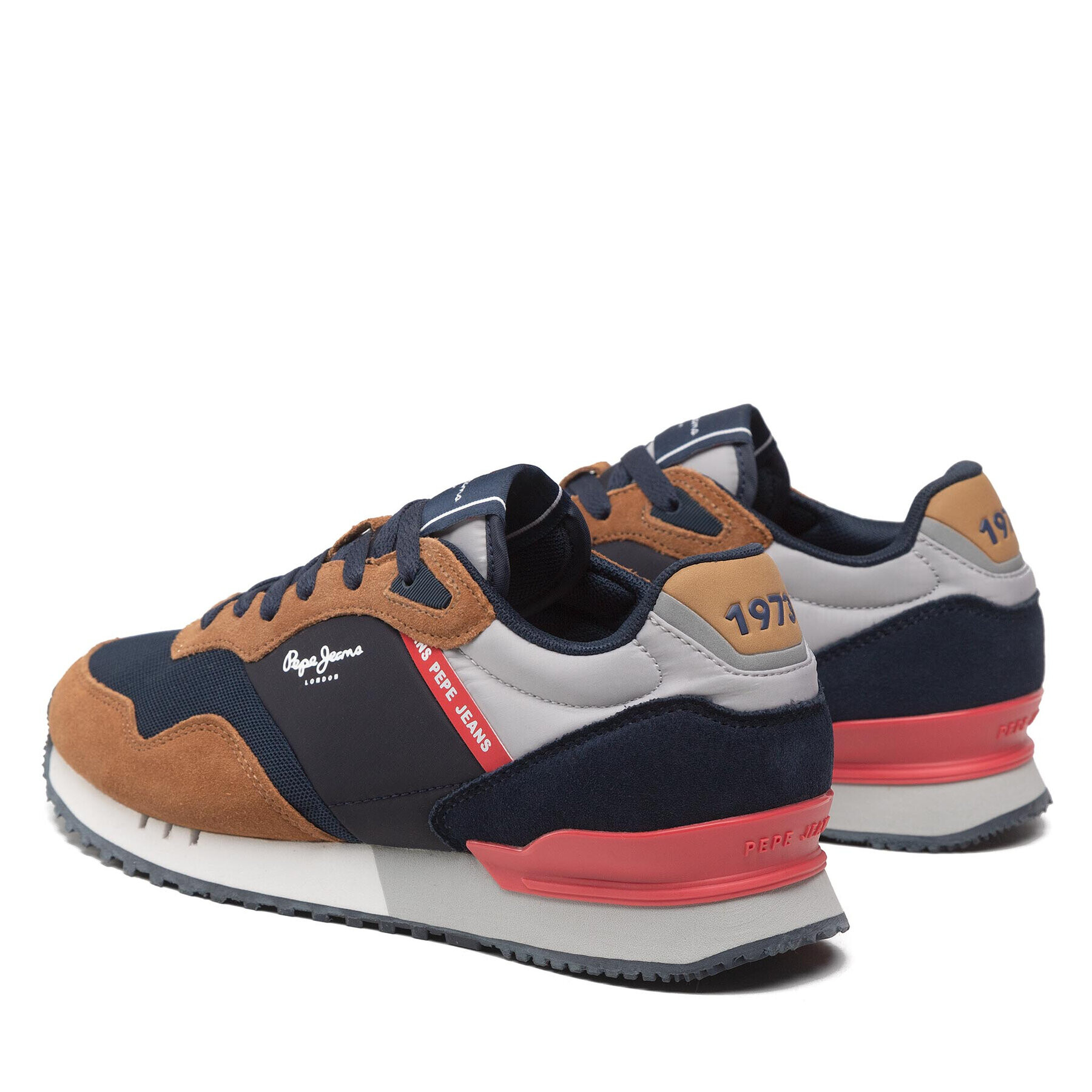 Pepe Jeans Sneakersy London One Basic PMS30871 Tmavomodrá - Pepit.sk