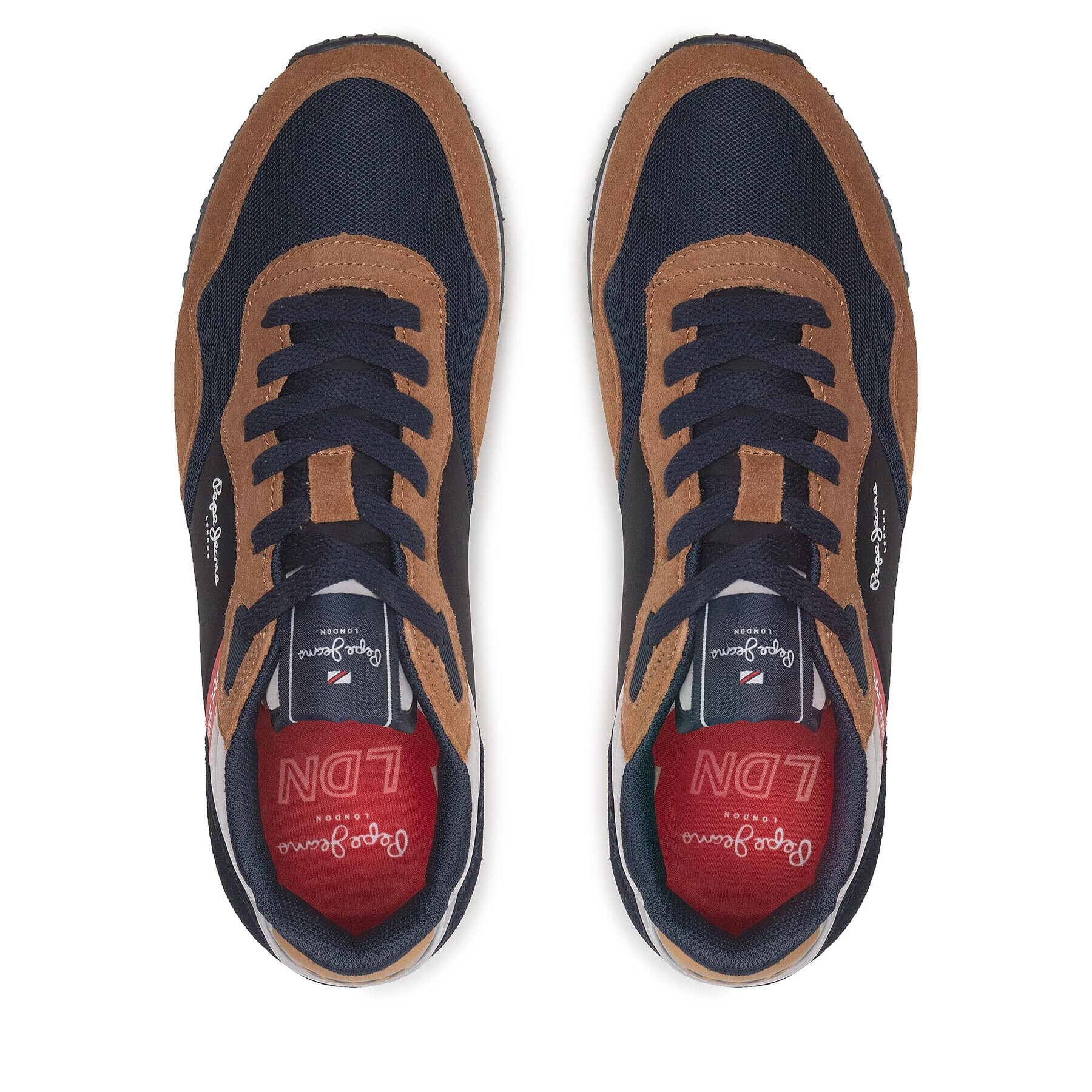 Pepe Jeans Sneakersy London One Basic PMS30871 Tmavomodrá - Pepit.sk