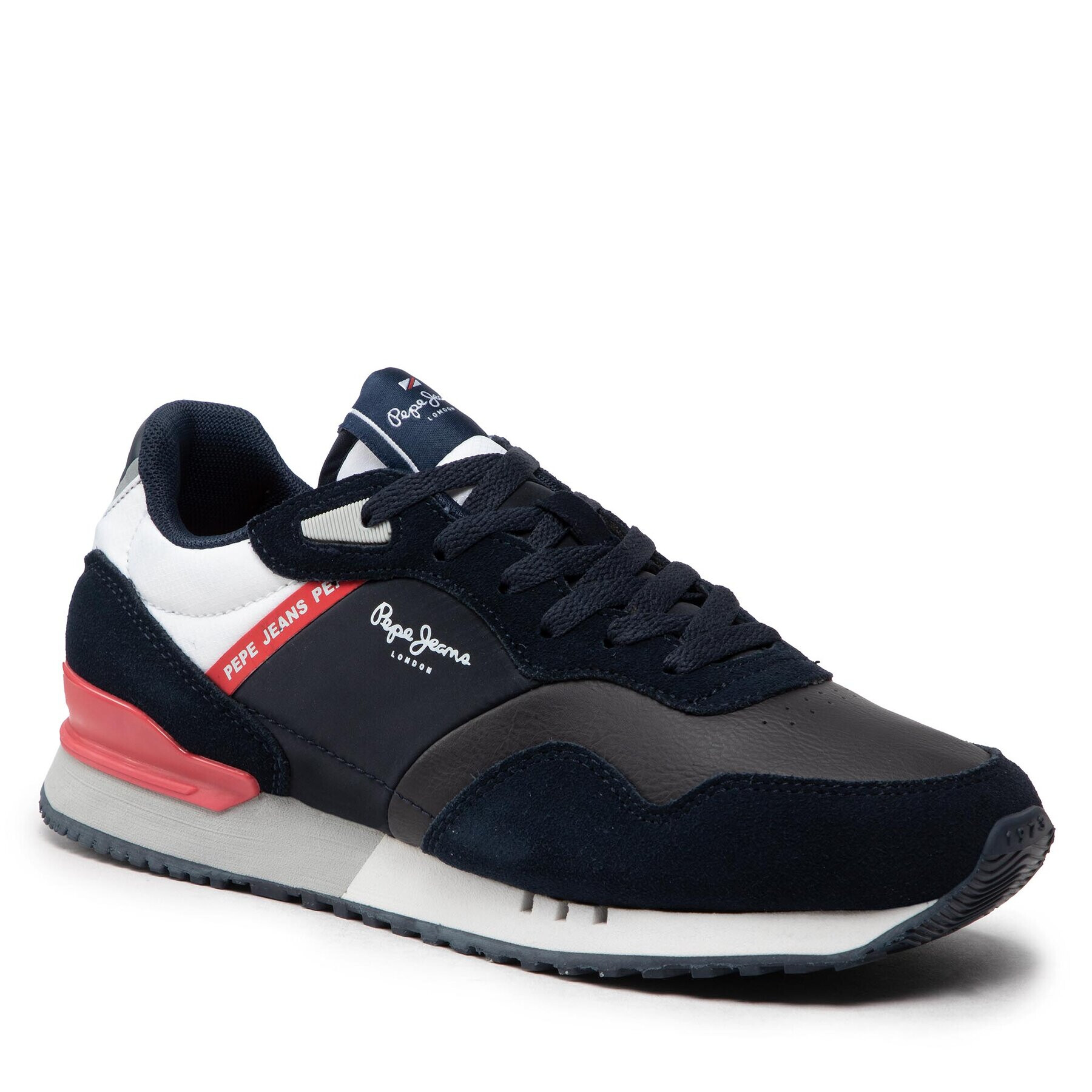 Pepe Jeans Sneakersy London One Cover M PMS30872 Tmavomodrá - Pepit.sk