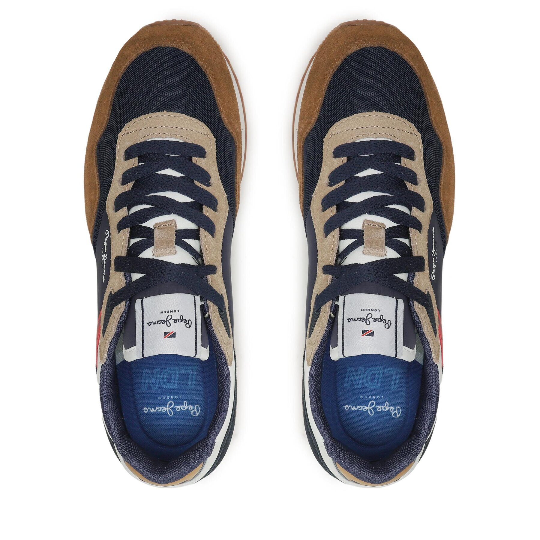 Pepe Jeans Sneakersy London One M Hero PMS30931 Tmavomodrá - Pepit.sk