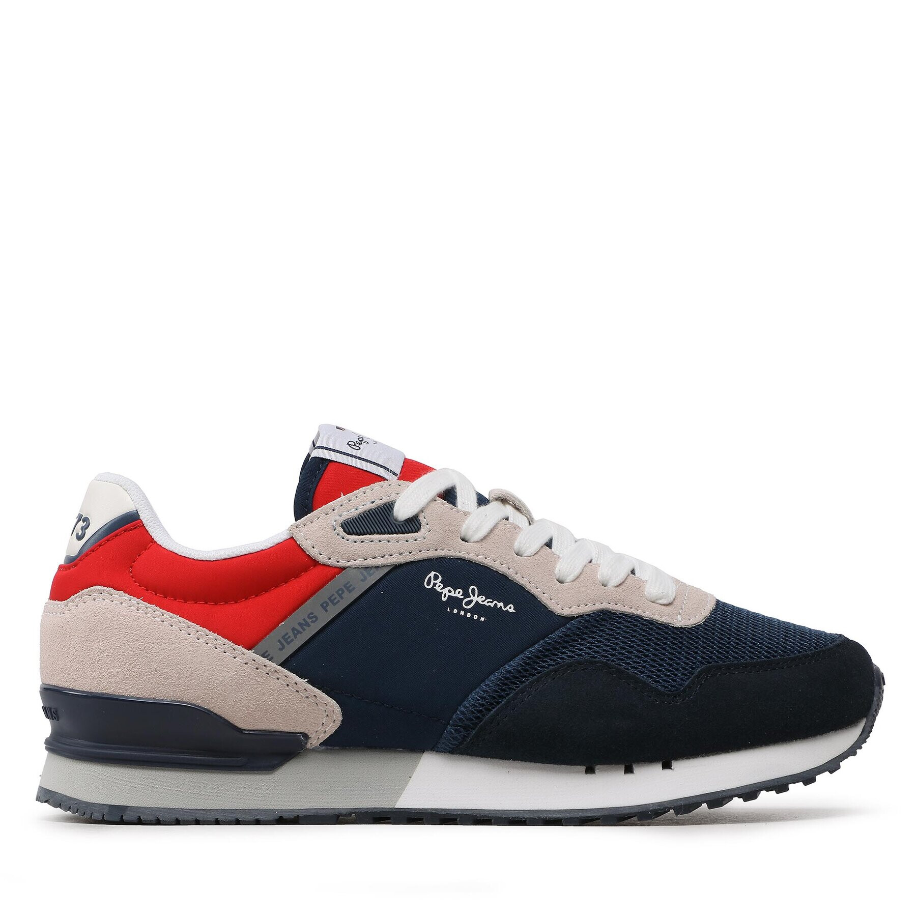 Pepe Jeans Sneakersy London One M PMS30934 Tmavomodrá - Pepit.sk