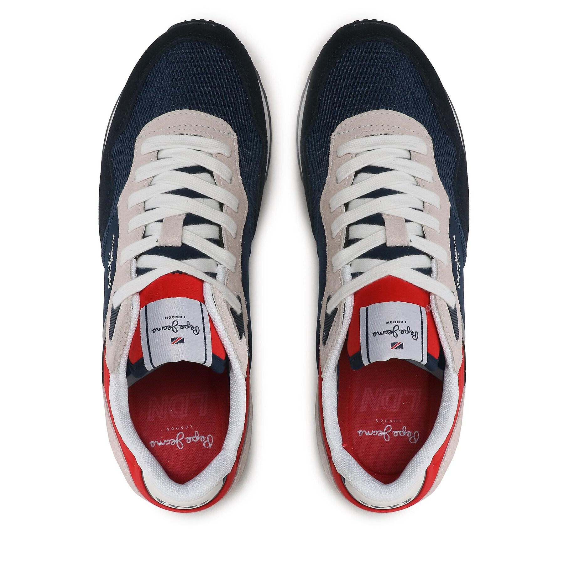 Pepe Jeans Sneakersy London One M PMS30934 Tmavomodrá - Pepit.sk