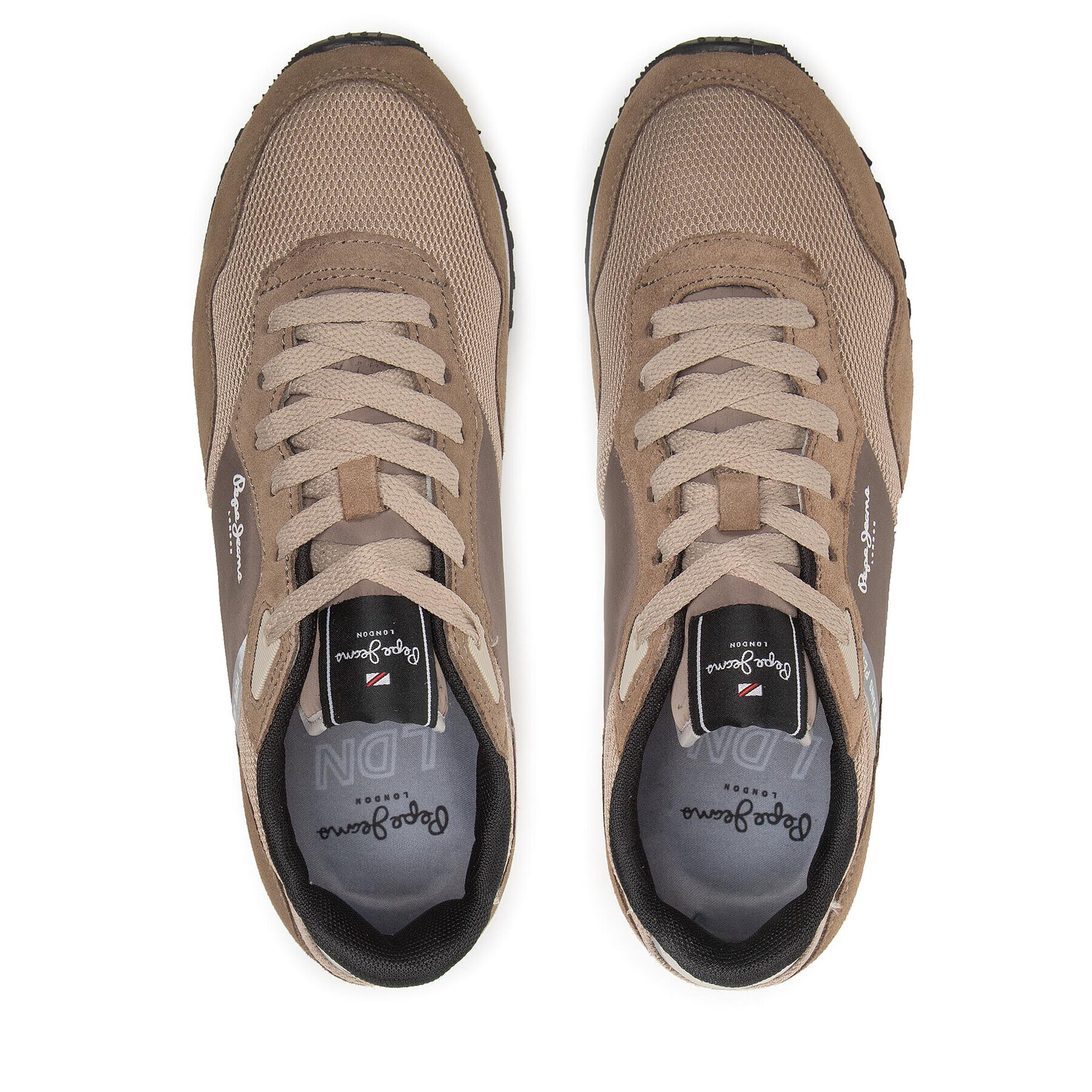 Pepe Jeans Sneakersy London One Tonal PMS30873 Hnedá - Pepit.sk