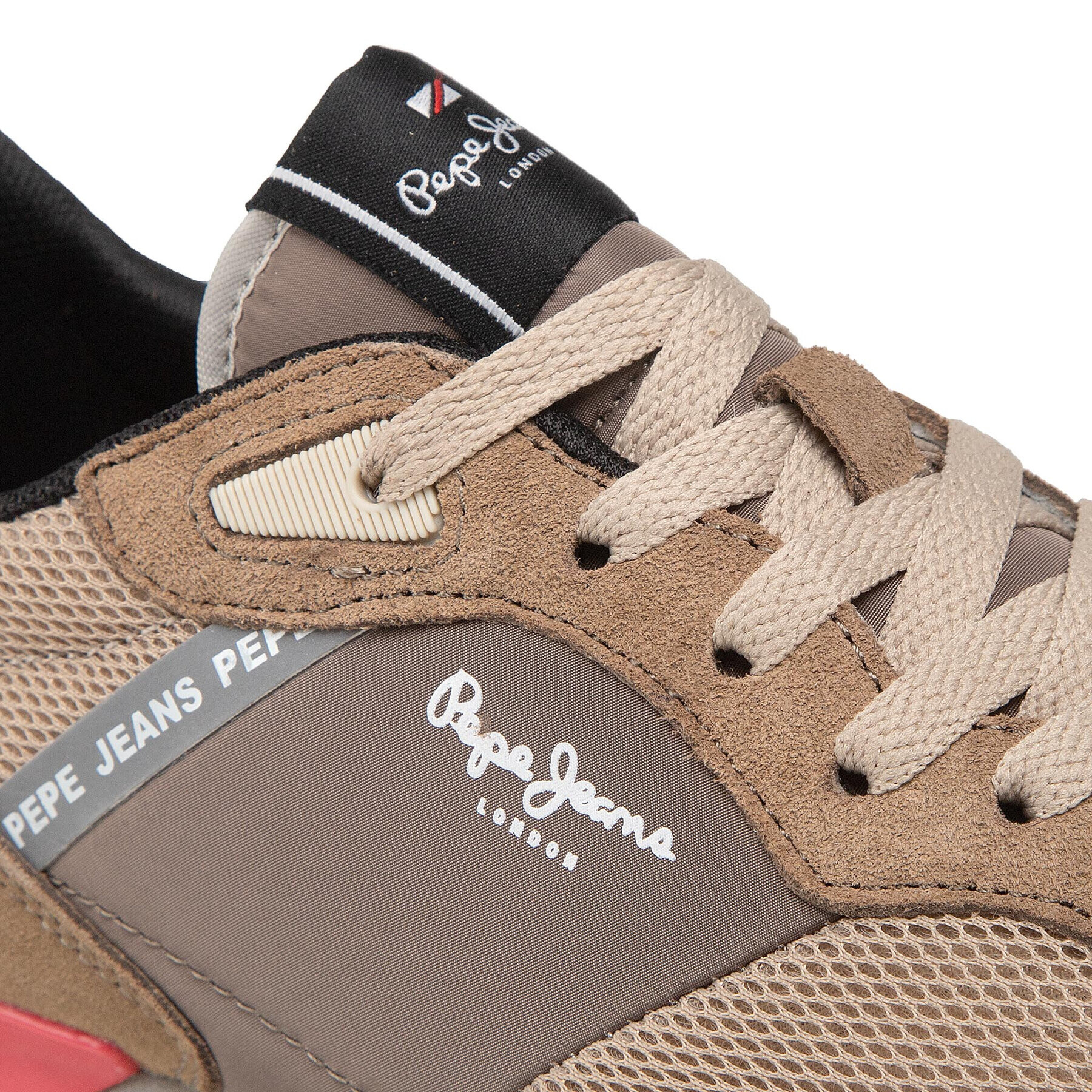 Pepe Jeans Sneakersy London One Tonal PMS30873 Hnedá - Pepit.sk