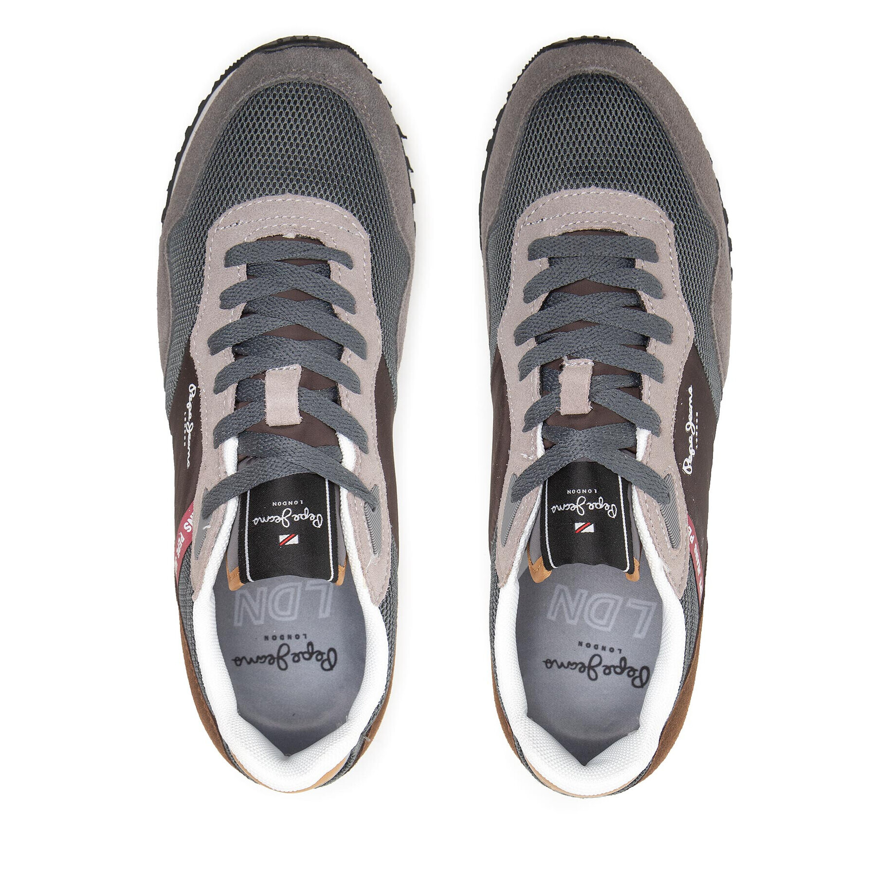 Pepe Jeans Sneakersy London One Tonal PMS30873 Sivá - Pepit.sk