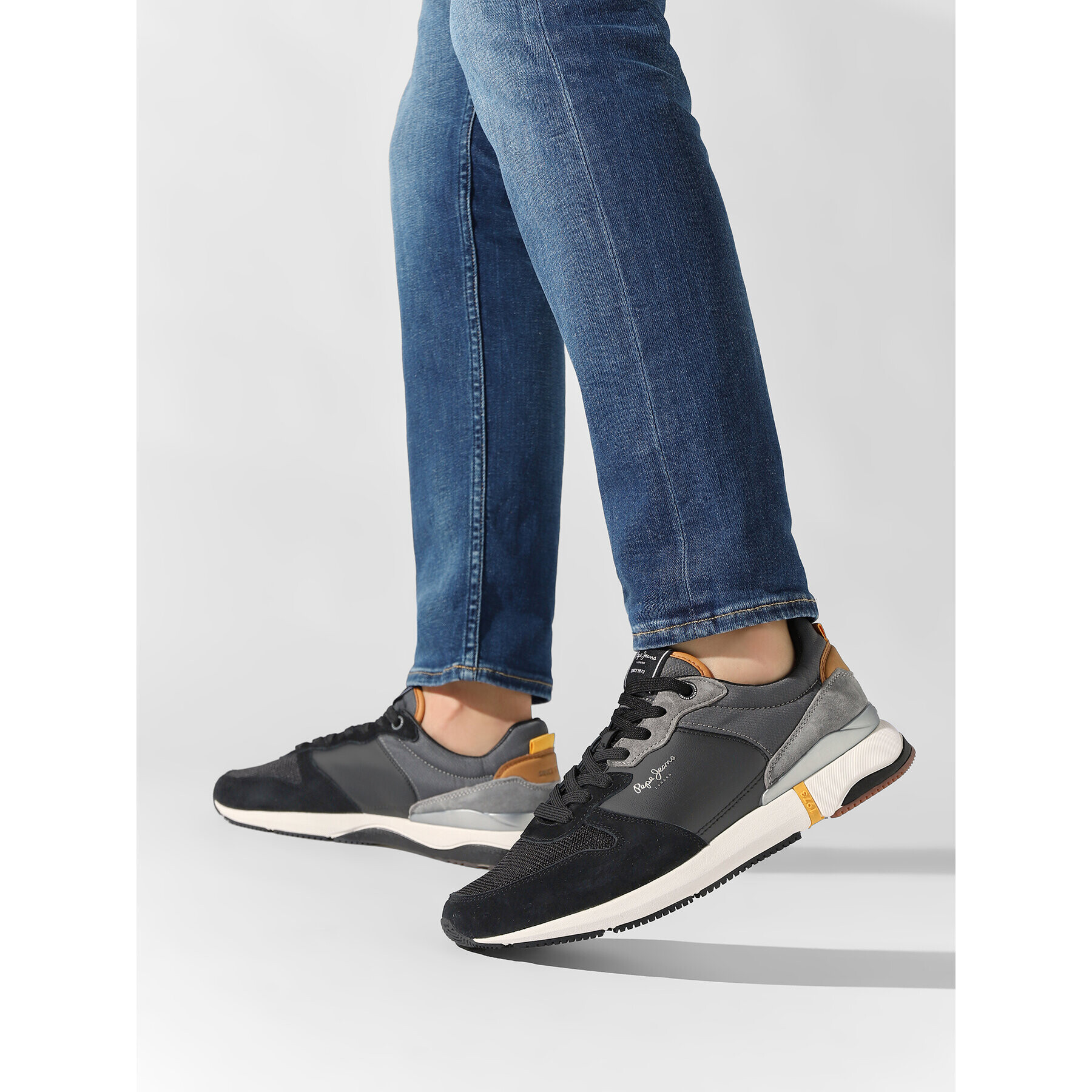 Pepe Jeans Sneakersy London Pro Basic 22 PMS30864 Čierna - Pepit.sk