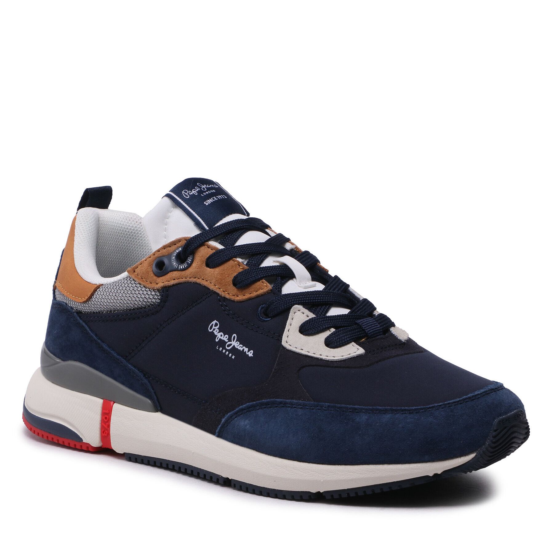 Pepe Jeans Sneakersy London Pro Vint PMS30938 Tmavomodrá - Pepit.sk