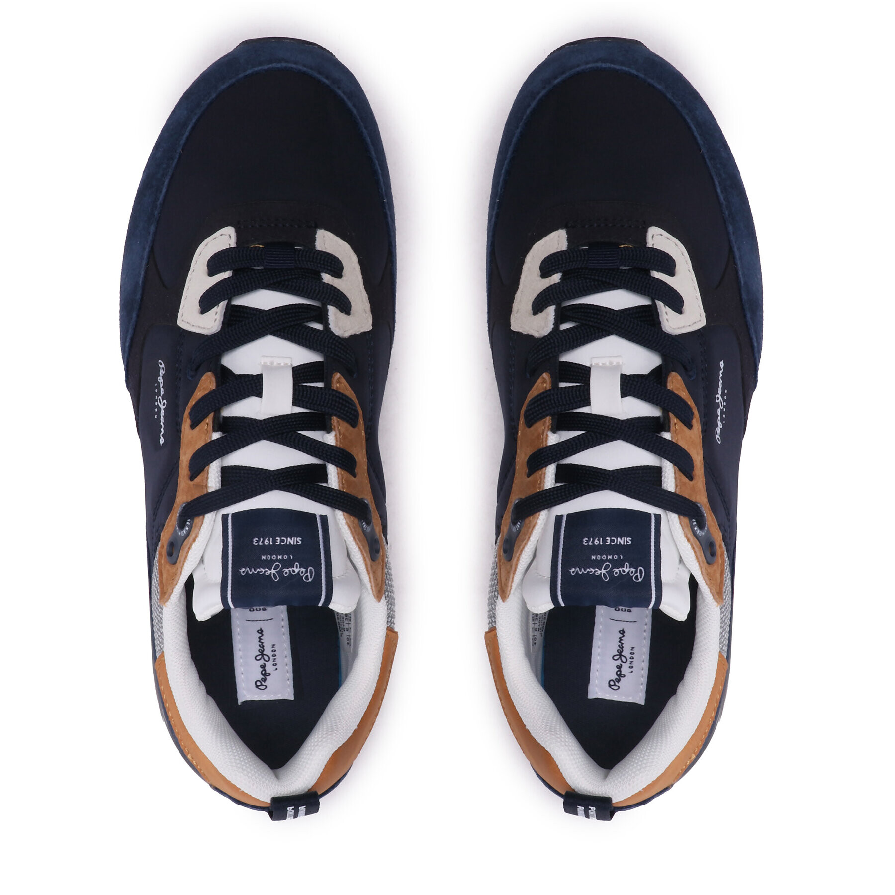 Pepe Jeans Sneakersy London Pro Vint PMS30938 Tmavomodrá - Pepit.sk