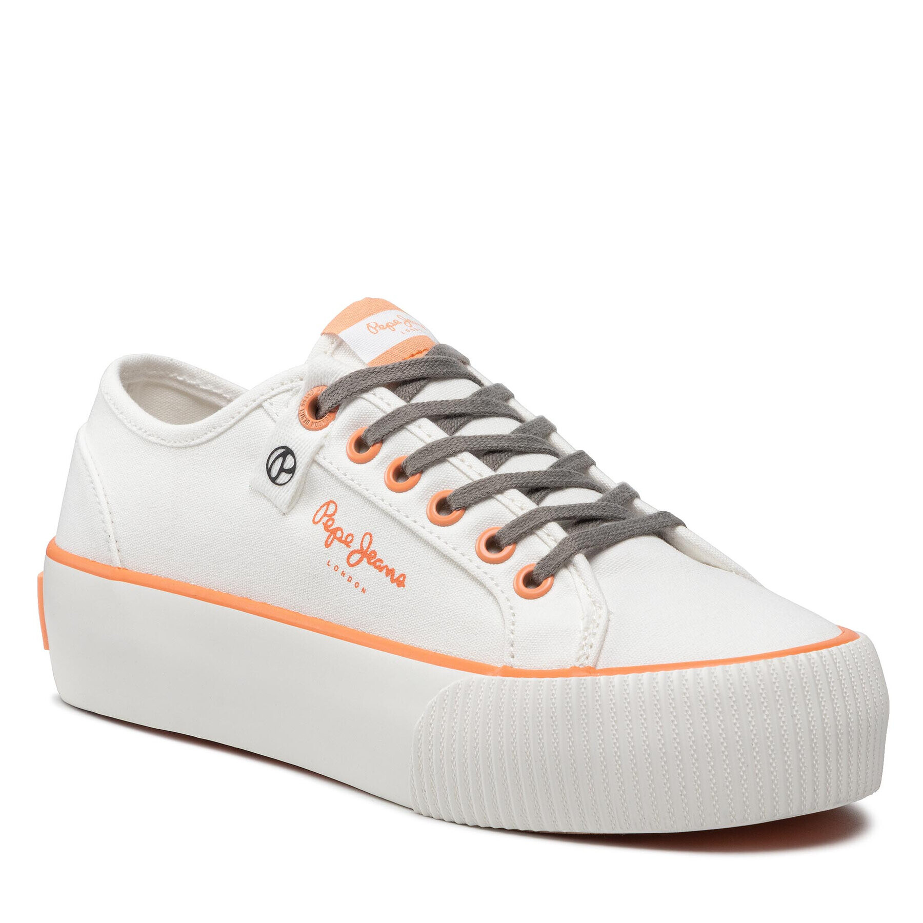 Pepe Jeans Sneakersy Ottis W Bass PLS31299 Biela - Pepit.sk