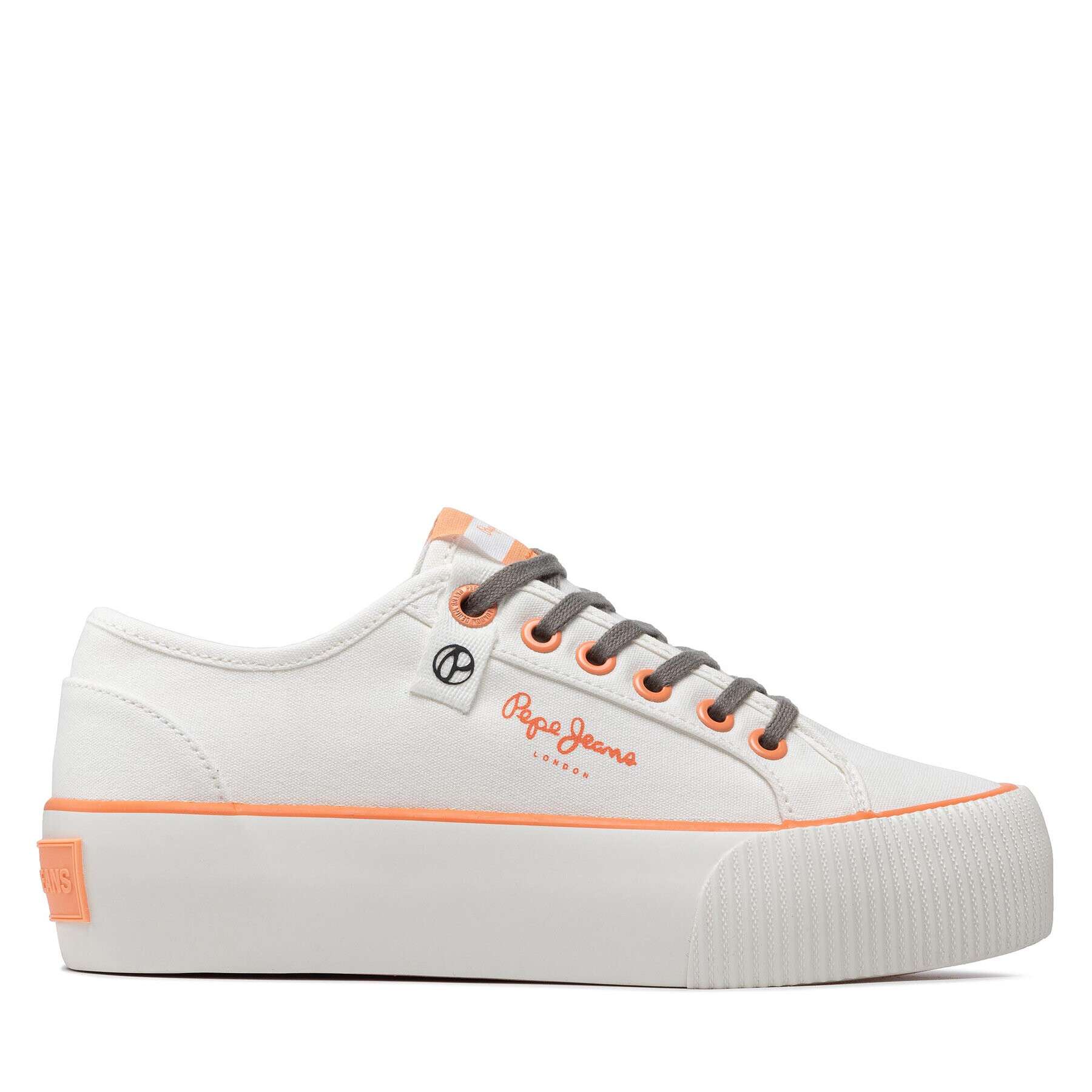 Pepe Jeans Sneakersy Ottis W Bass PLS31299 Biela - Pepit.sk