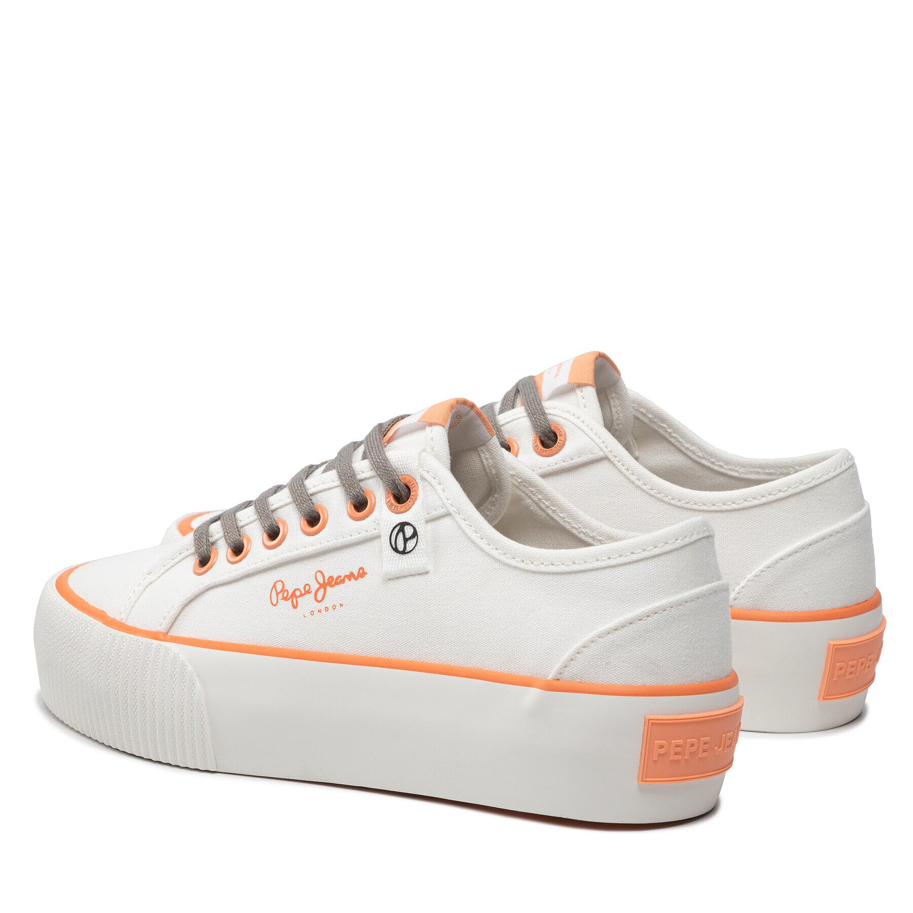 Pepe Jeans Sneakersy Ottis W Bass PLS31299 Biela - Pepit.sk