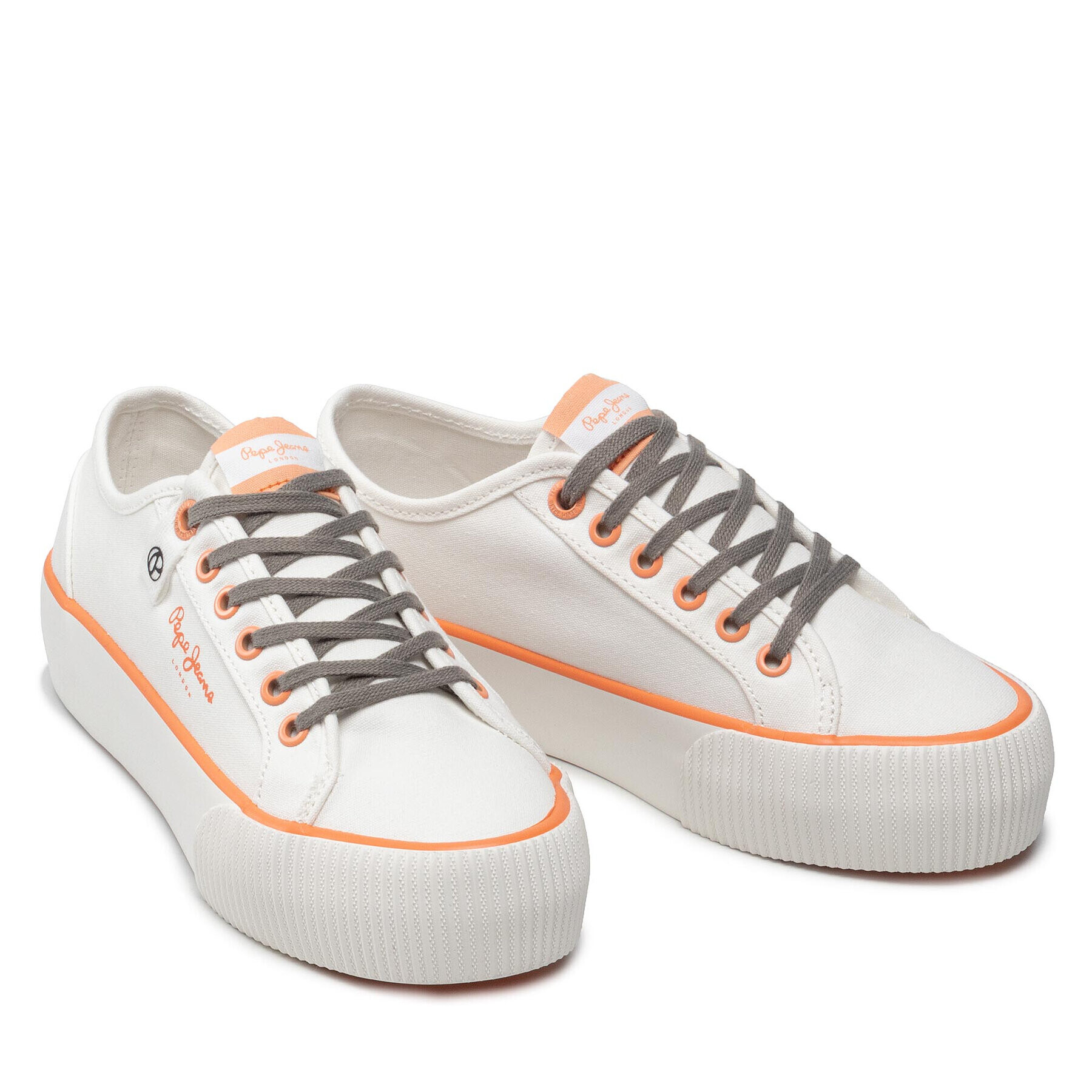 Pepe Jeans Sneakersy Ottis W Bass PLS31299 Biela - Pepit.sk