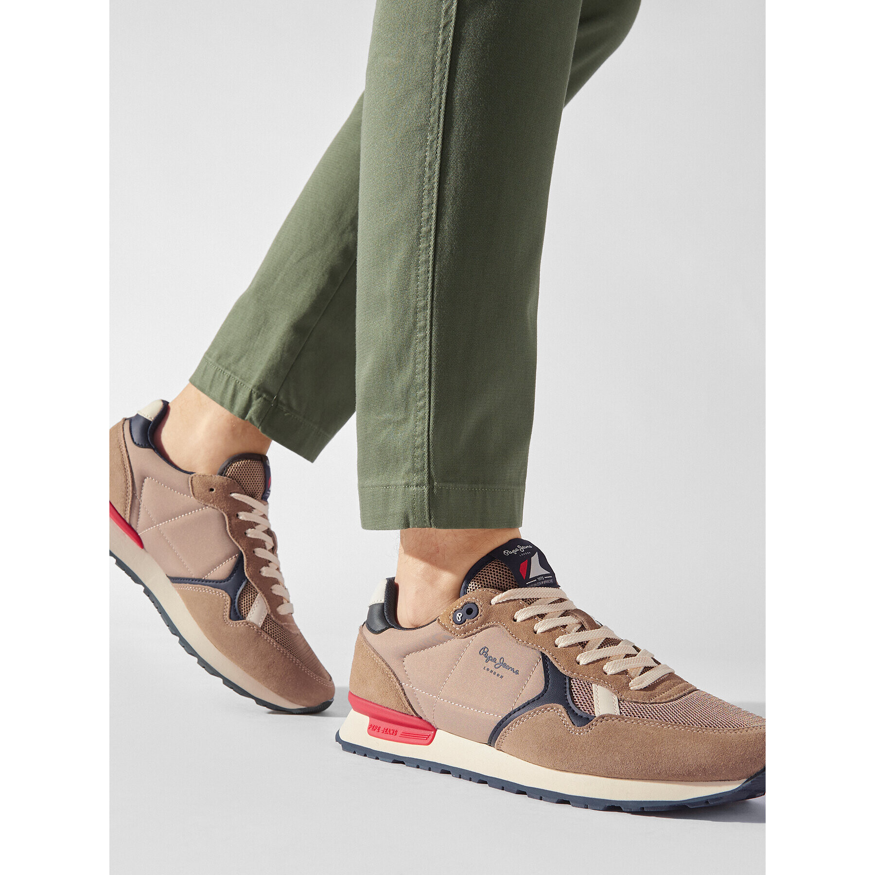 Pepe Jeans Sneakersy PMS30983 Hnedá - Pepit.sk