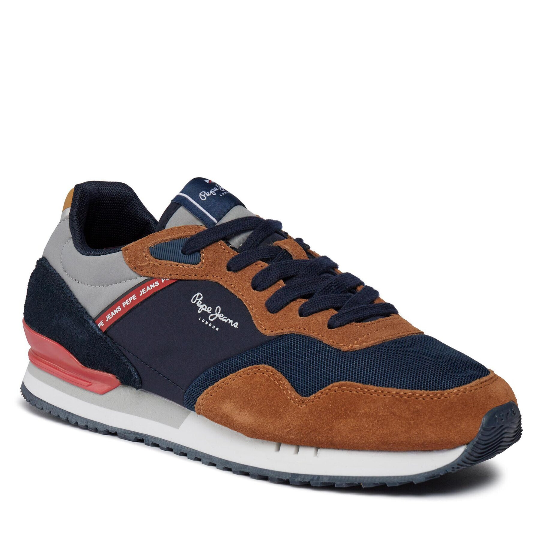 Pepe Jeans Sneakersy PMS30992 Hnedá - Pepit.sk