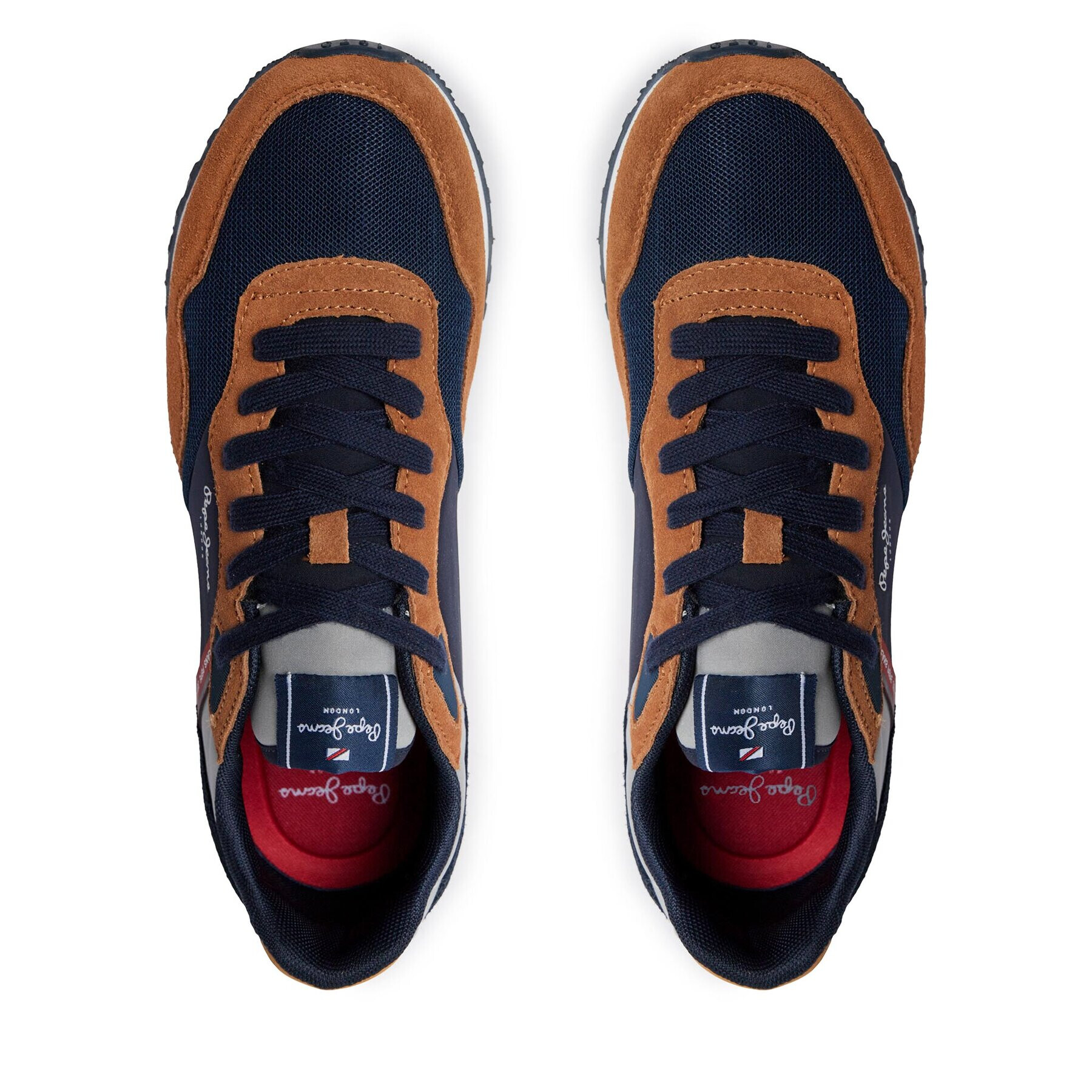 Pepe Jeans Sneakersy PMS30992 Hnedá - Pepit.sk