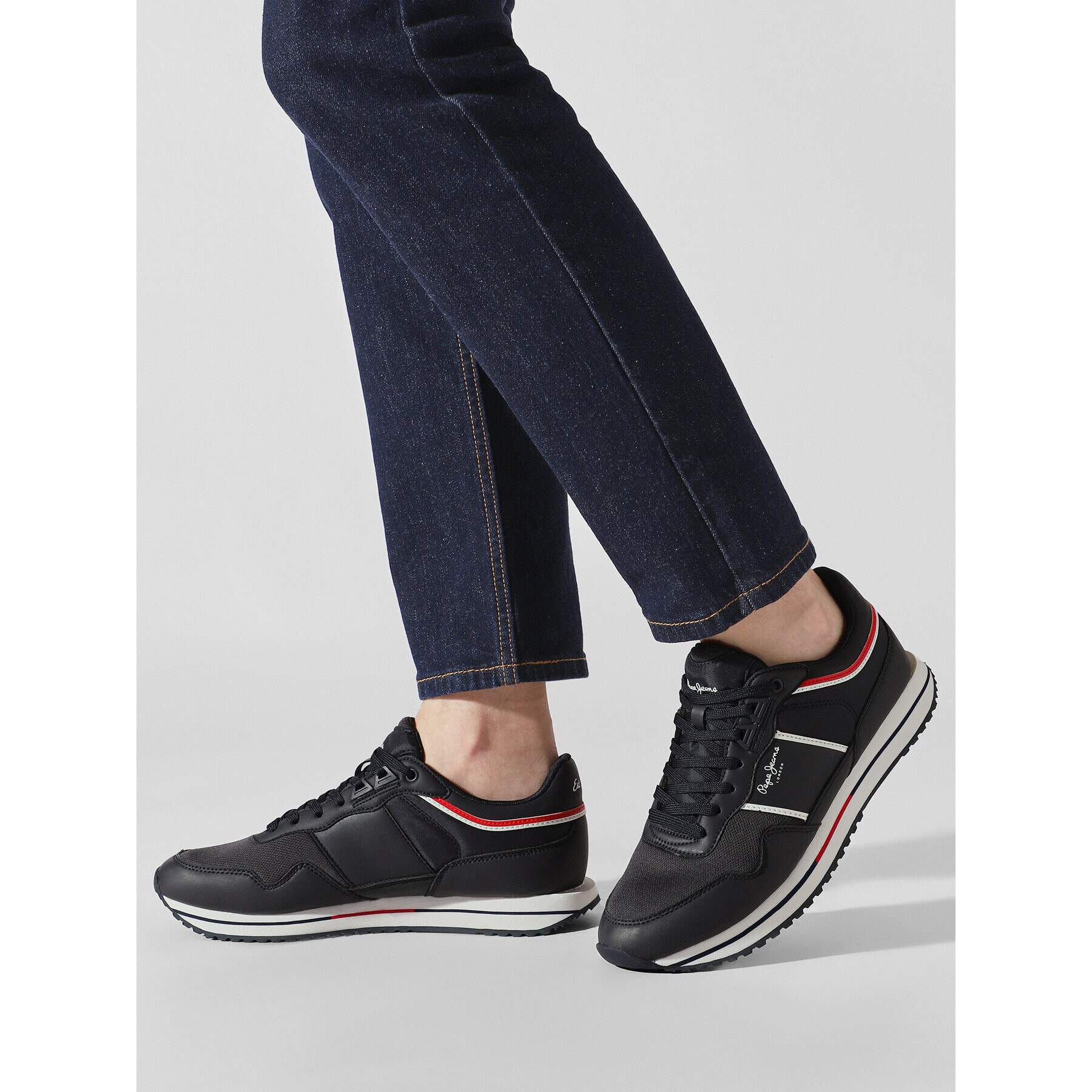 Pepe Jeans Sneakersy PMS30996 Tmavomodrá - Pepit.sk