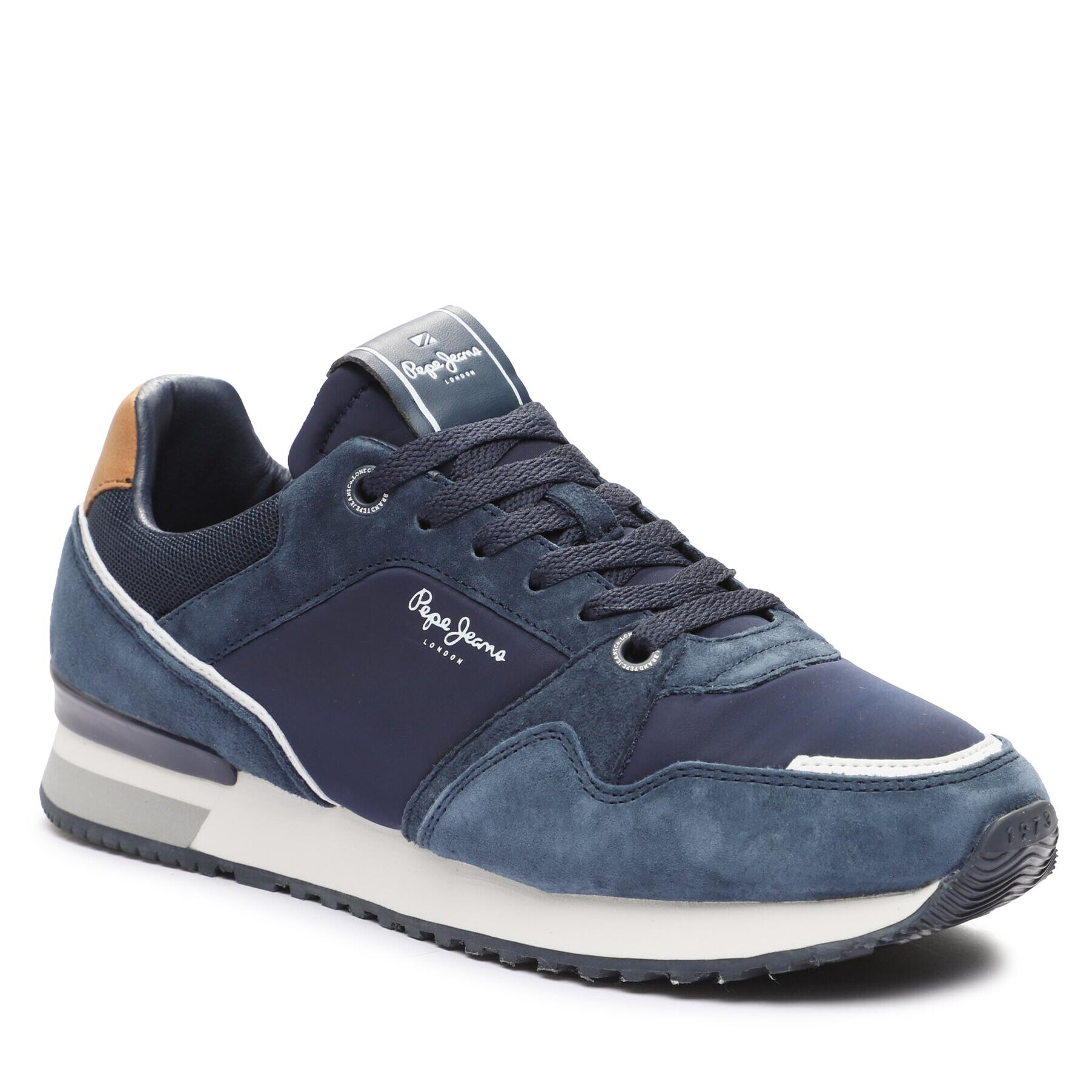 Pepe Jeans Sneakersy PMS31012 Tmavomodrá - Pepit.sk