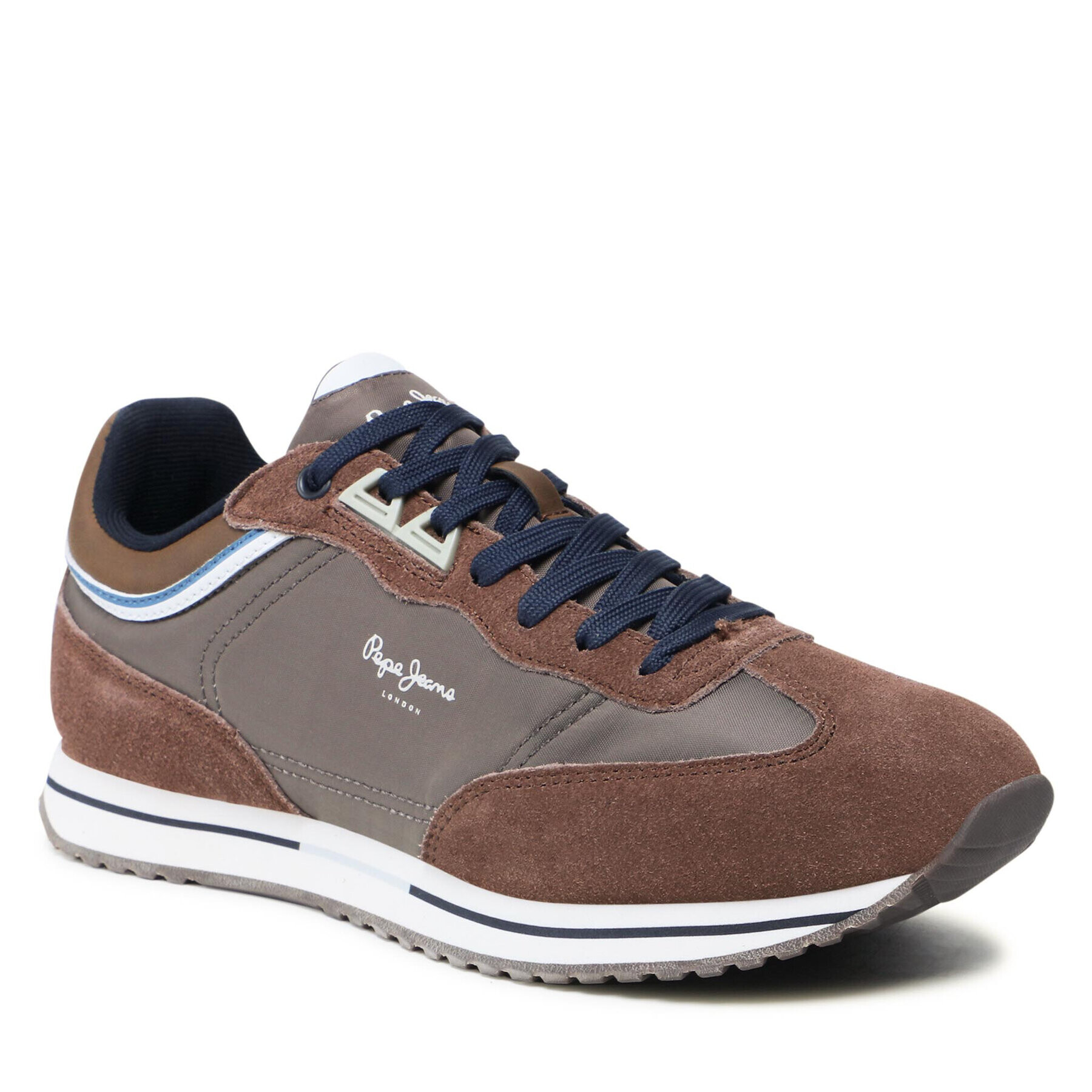 Pepe Jeans Sneakersy Tour Classic PMS30773 Hnedá - Pepit.sk