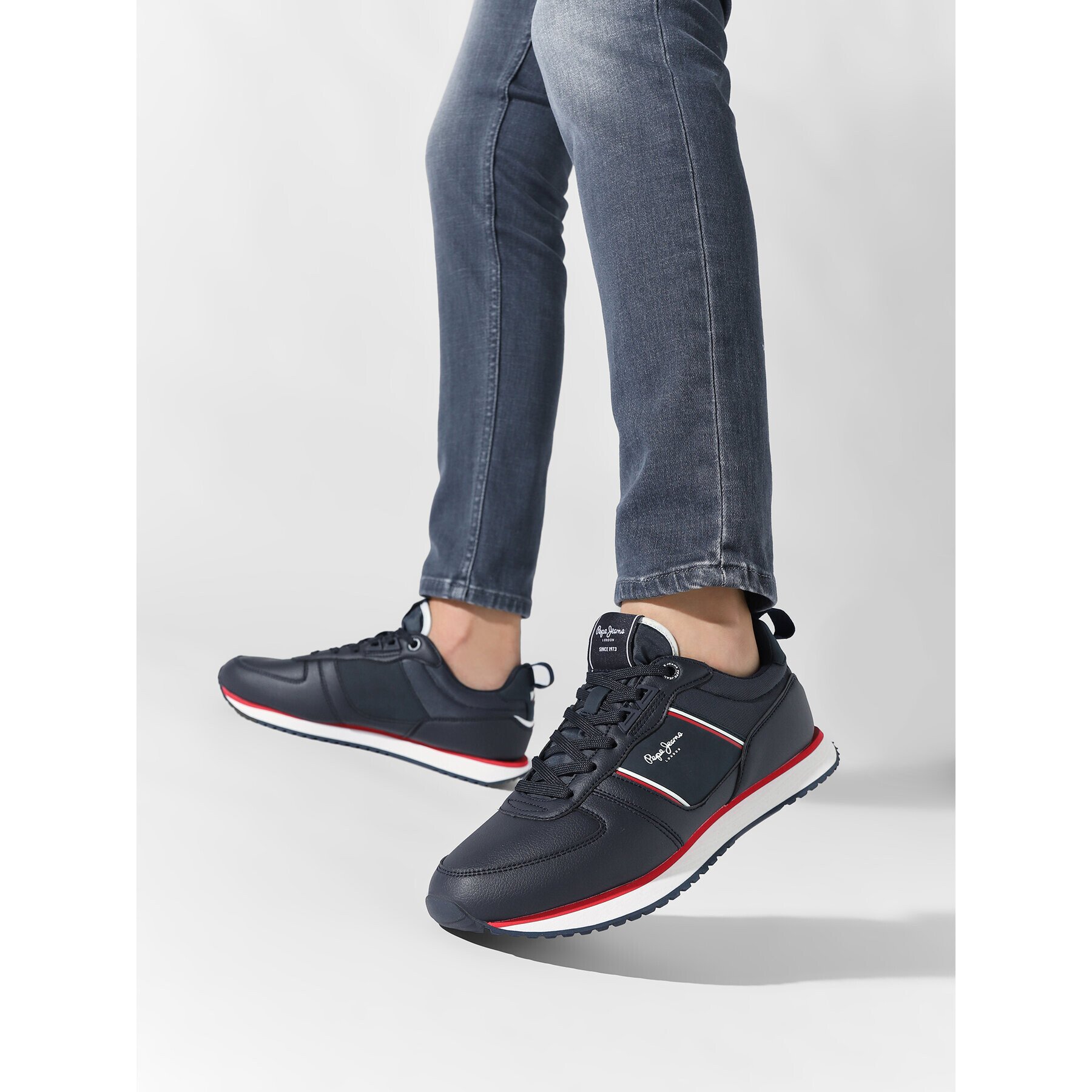 Pepe Jeans Sneakersy Tour Club Basic 22 PMS30882 Tmavomodrá - Pepit.sk