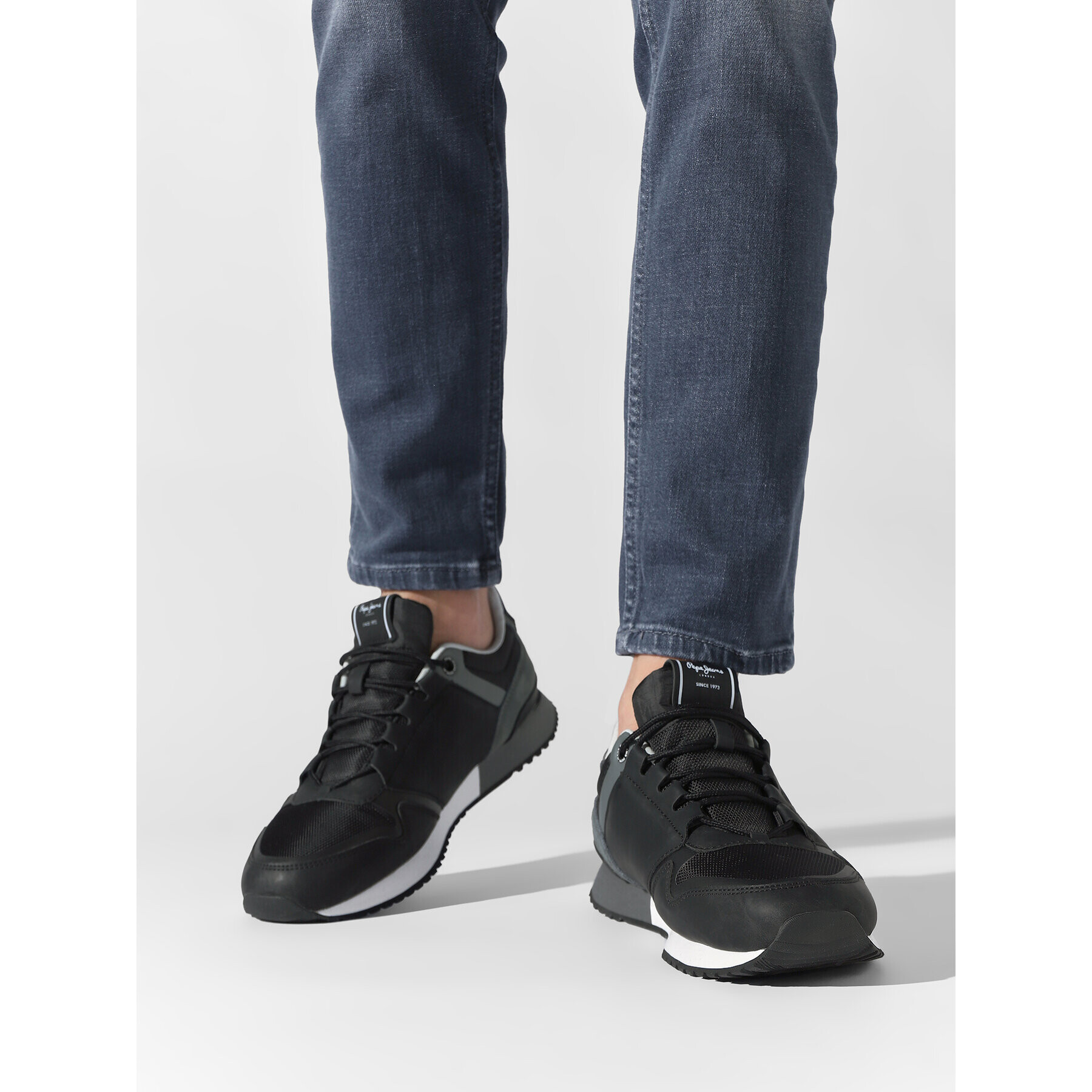 Pepe Jeans Sneakersy Tour Urban PMS30884 Čierna - Pepit.sk