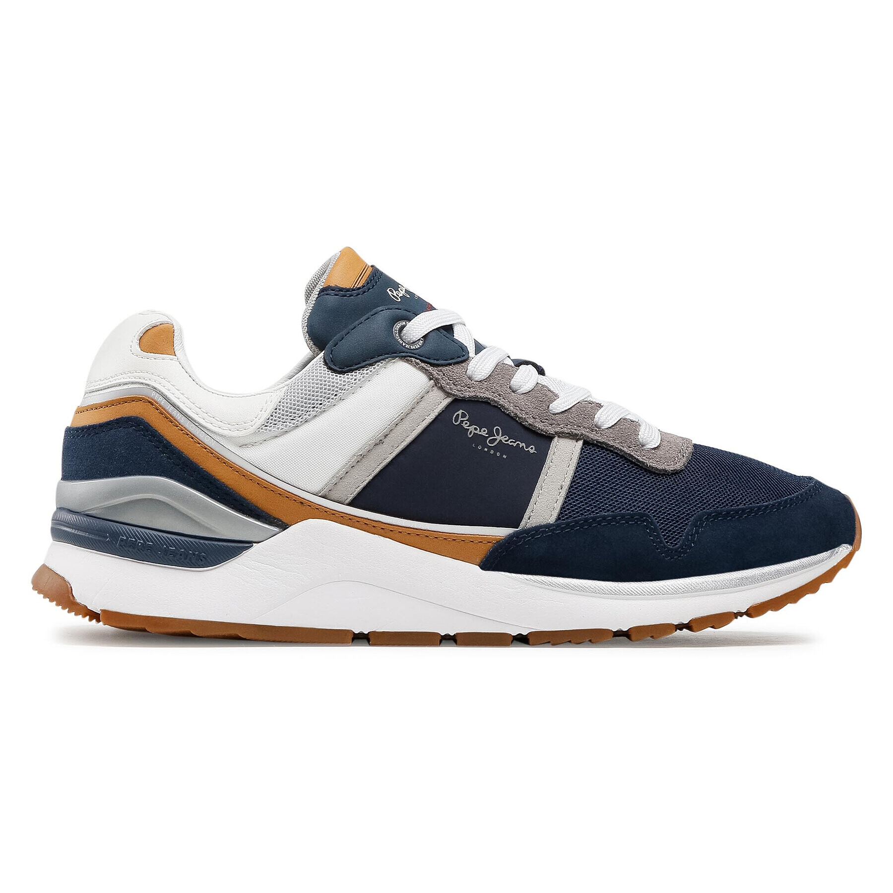 Pepe Jeans Sneakersy X20 Basic PMS30734 Tmavomodrá - Pepit.sk