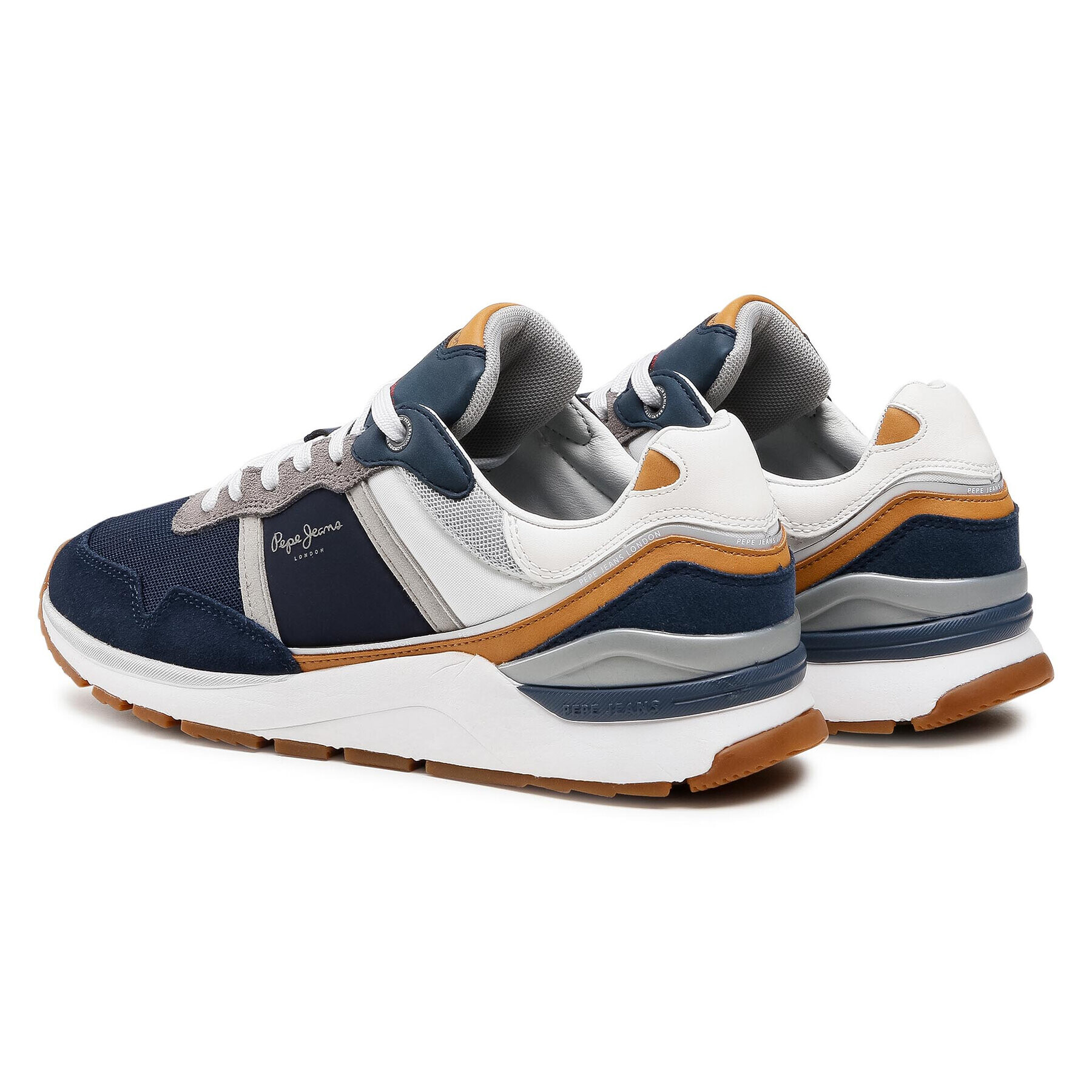 Pepe Jeans Sneakersy X20 Basic PMS30734 Tmavomodrá - Pepit.sk