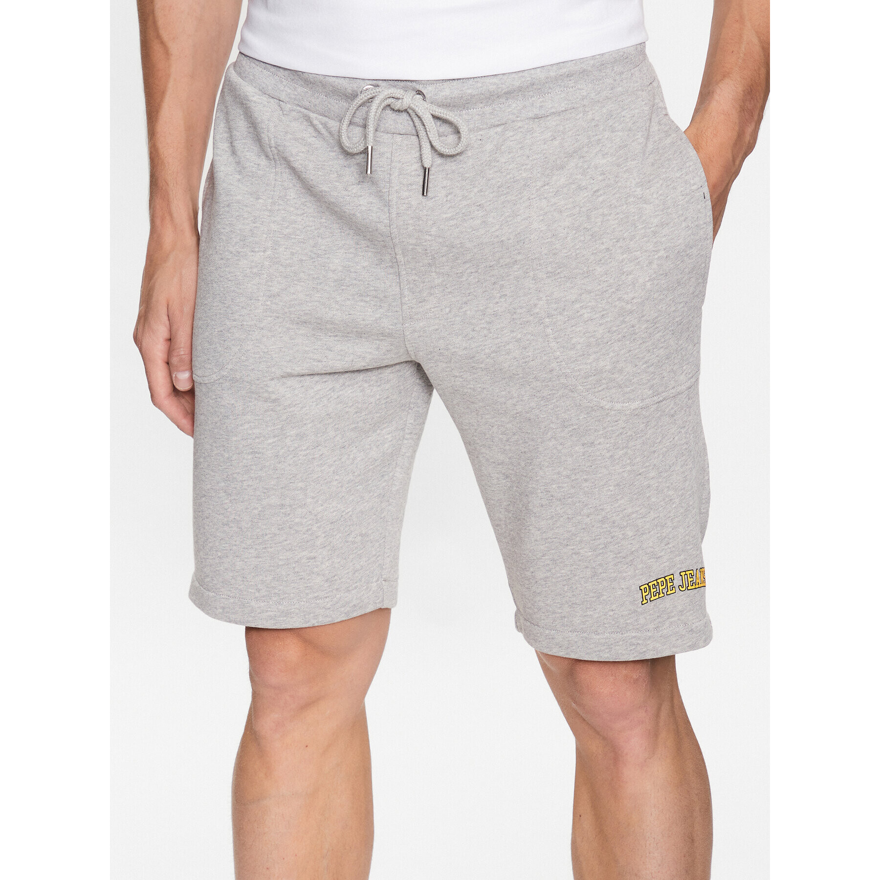 Pepe Jeans Športové kraťasy August Short PM801010 Sivá Regular Fit - Pepit.sk