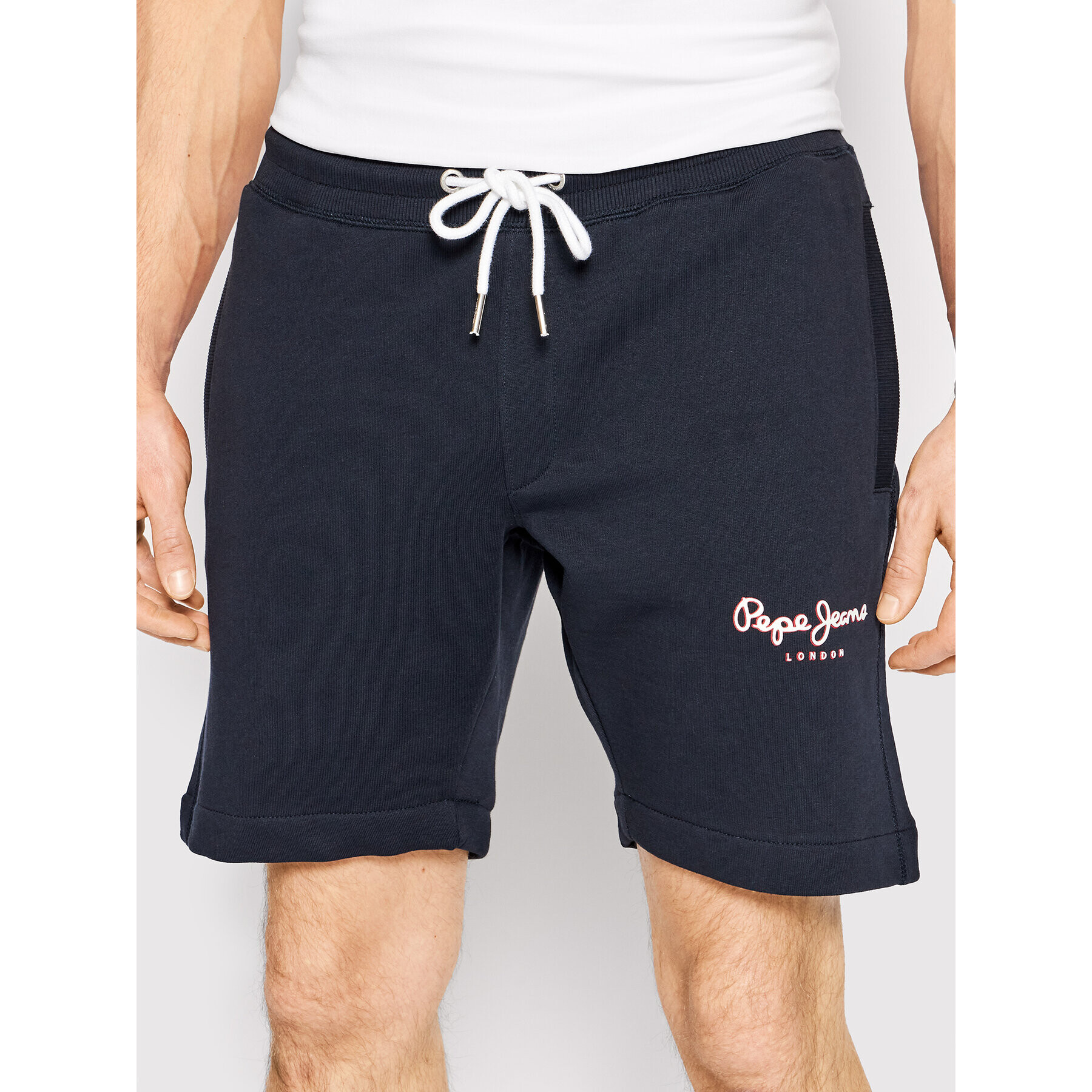 Pepe Jeans Športové kraťasy George PM800912 Tmavomodrá Regular Fit - Pepit.sk