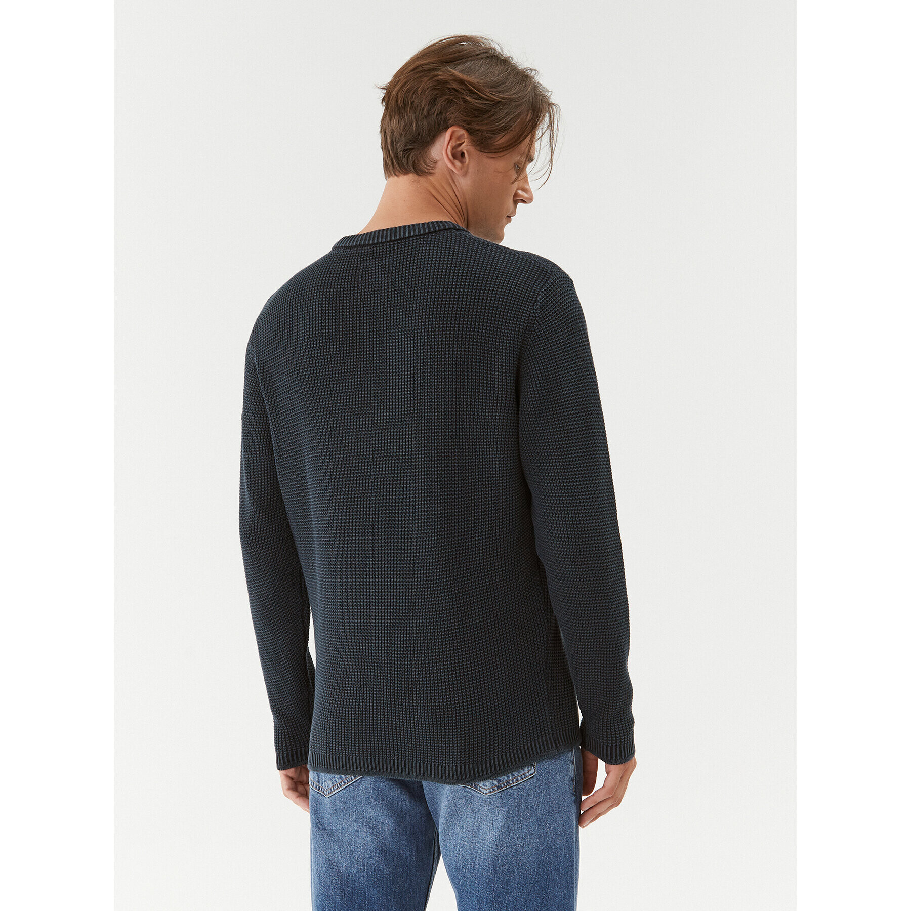 Pepe Jeans Sveter Dean Crew Neck PM702359 Tmavomodrá Regular Fit - Pepit.sk