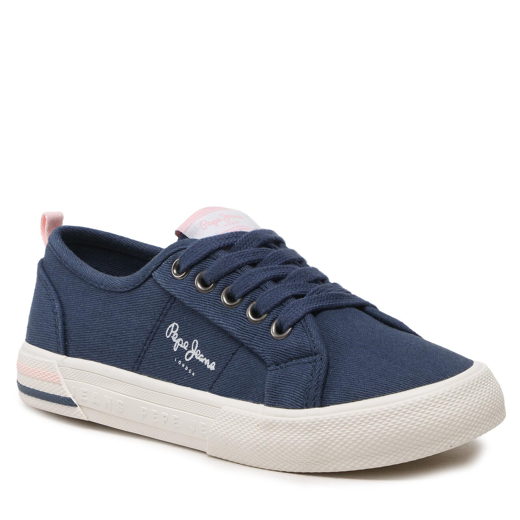 Pepe Jeans Tenisky Brady Basic G PGS30561 Tmavomodrá - Pepit.sk