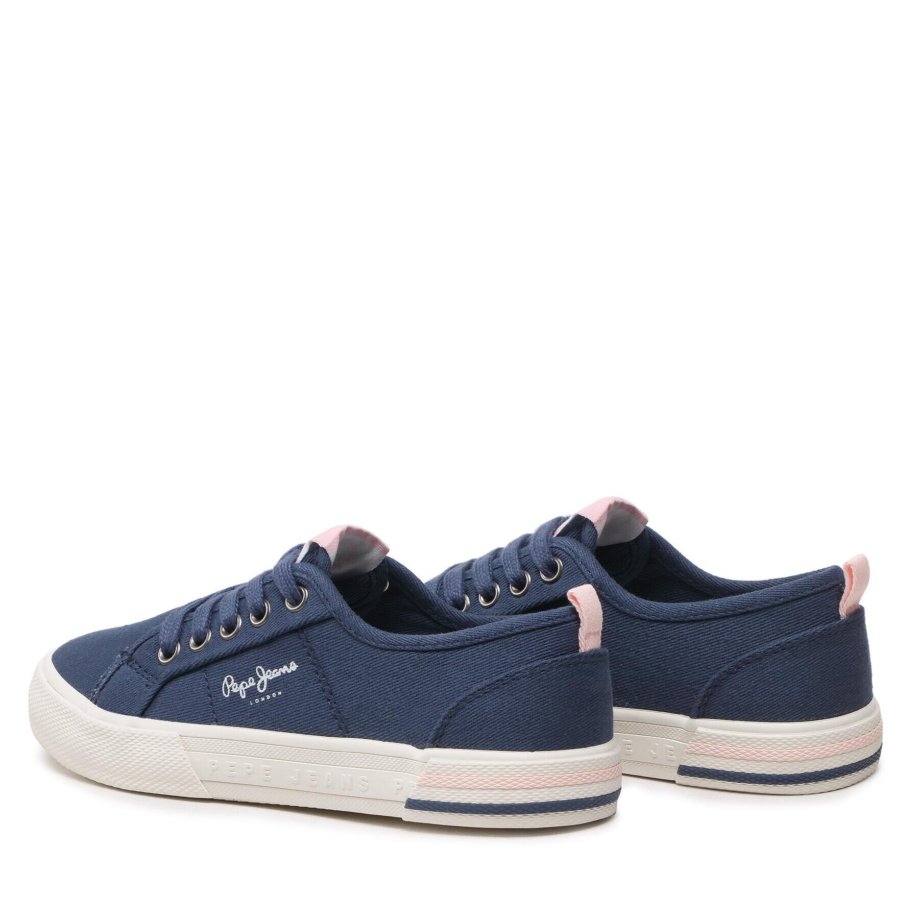 Pepe Jeans Tenisky Brady Basic G PGS30561 Tmavomodrá - Pepit.sk