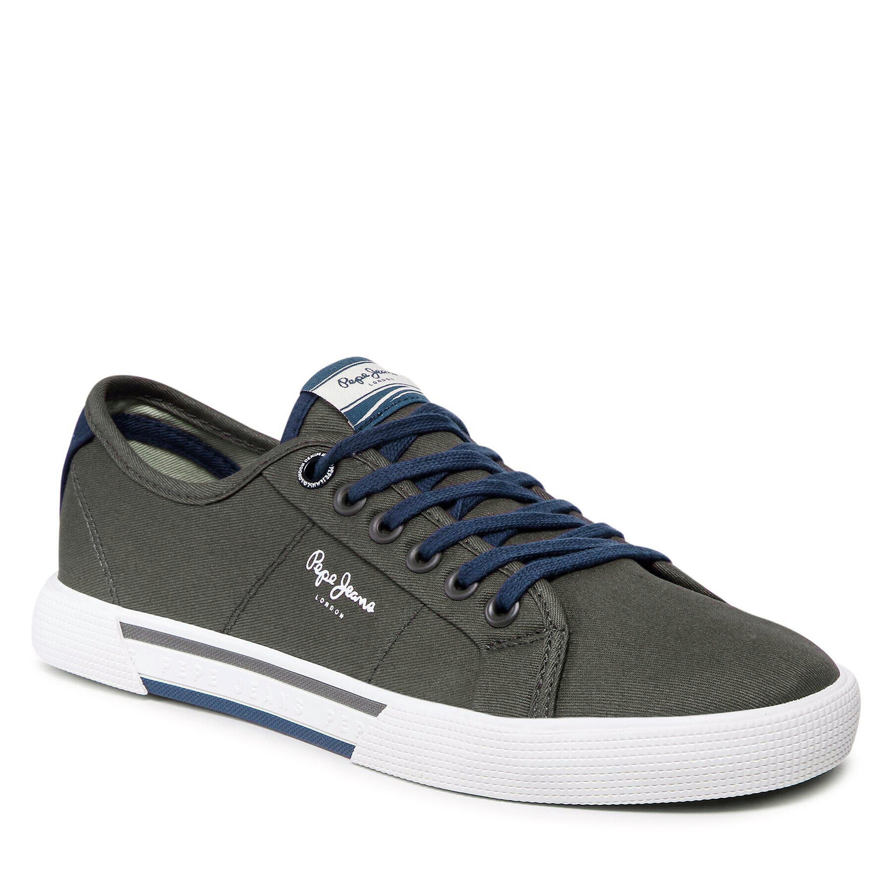 Pepe Jeans Tenisky Brady Men Basic PMS30816 Zelená - Pepit.sk