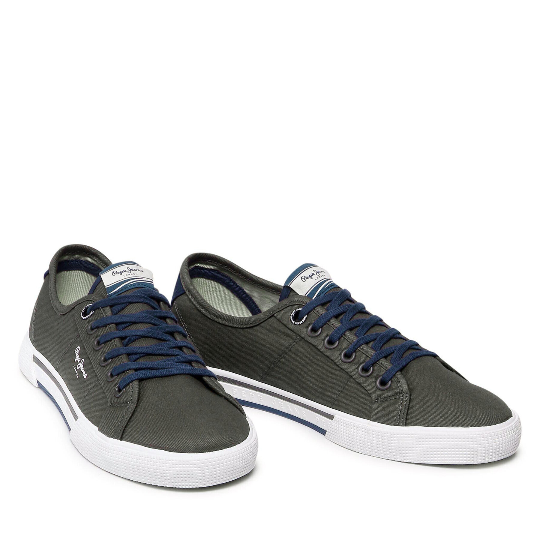 Pepe Jeans Tenisky Brady Men Basic PMS30816 Zelená - Pepit.sk