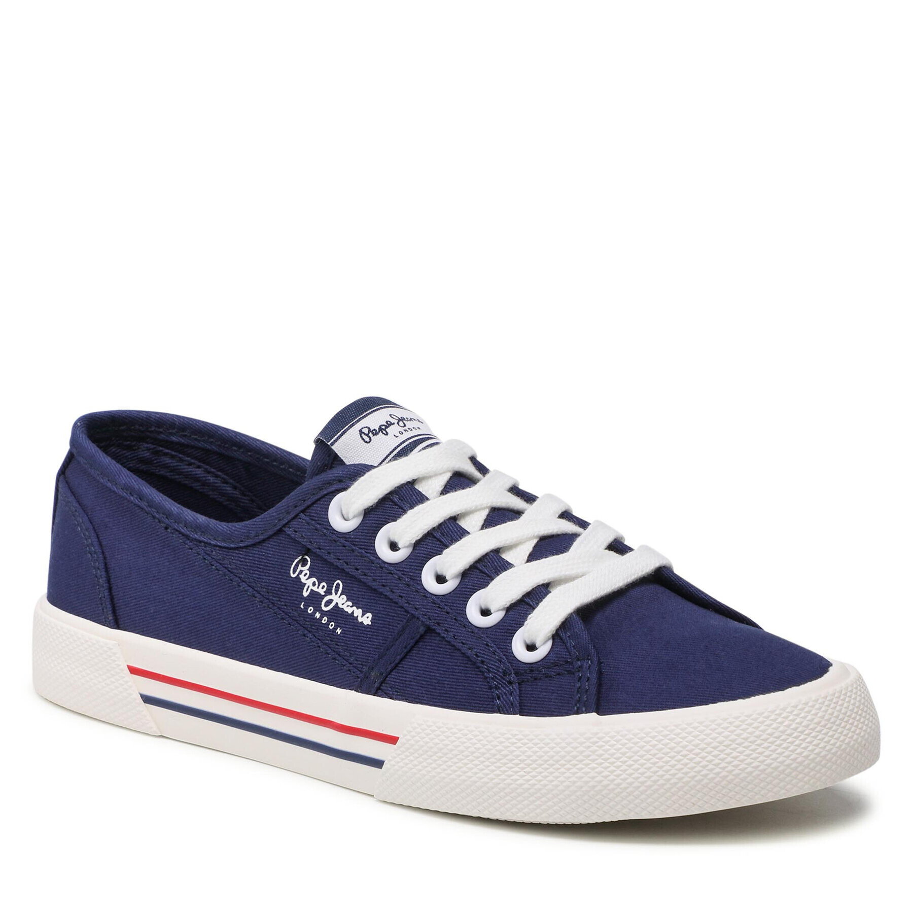 Pepe Jeans Tenisky Brady W Basic PLS31287 Tmavomodrá - Pepit.sk