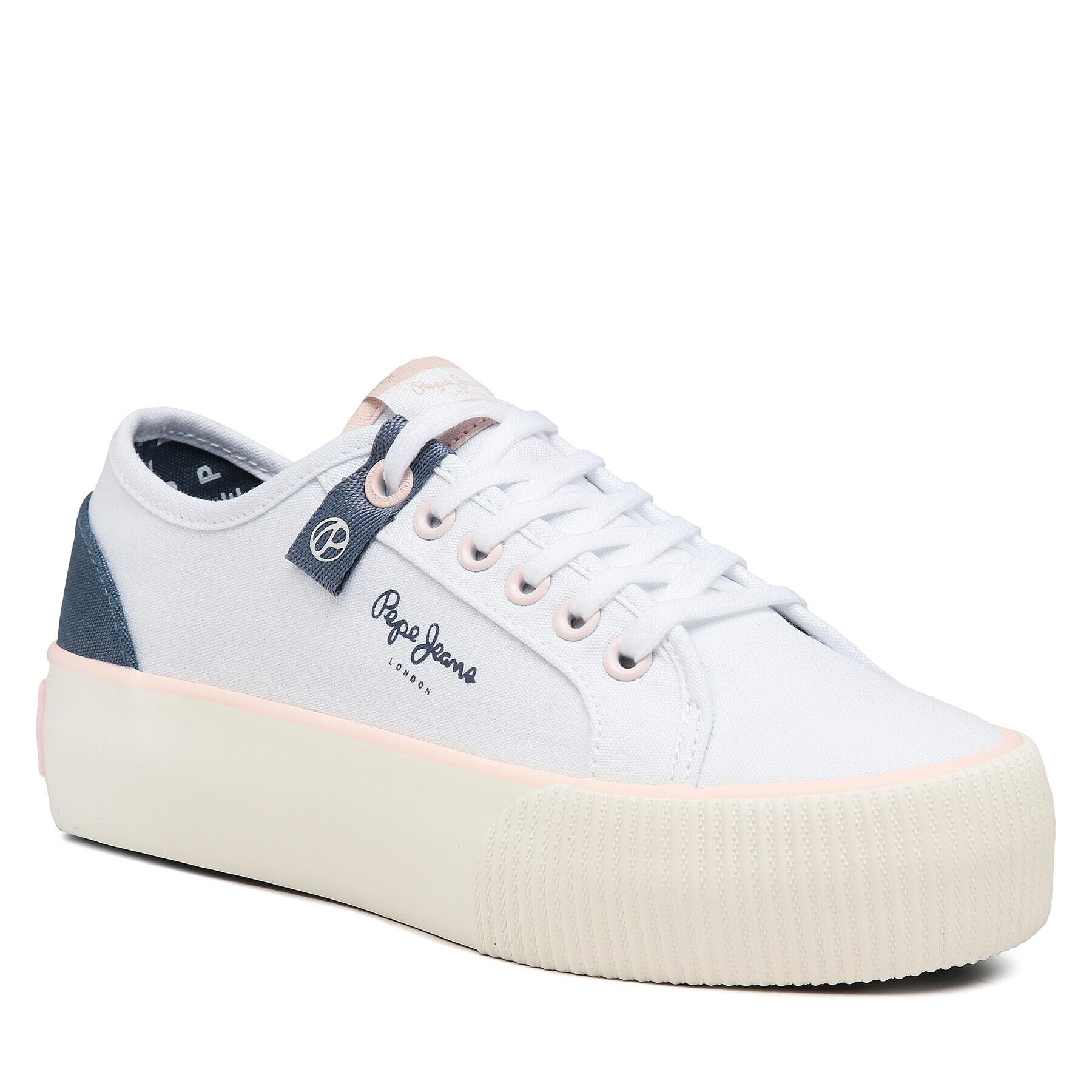 Pepe Jeans Tenisky Ottis W Sun PLS31456 Biela - Pepit.sk