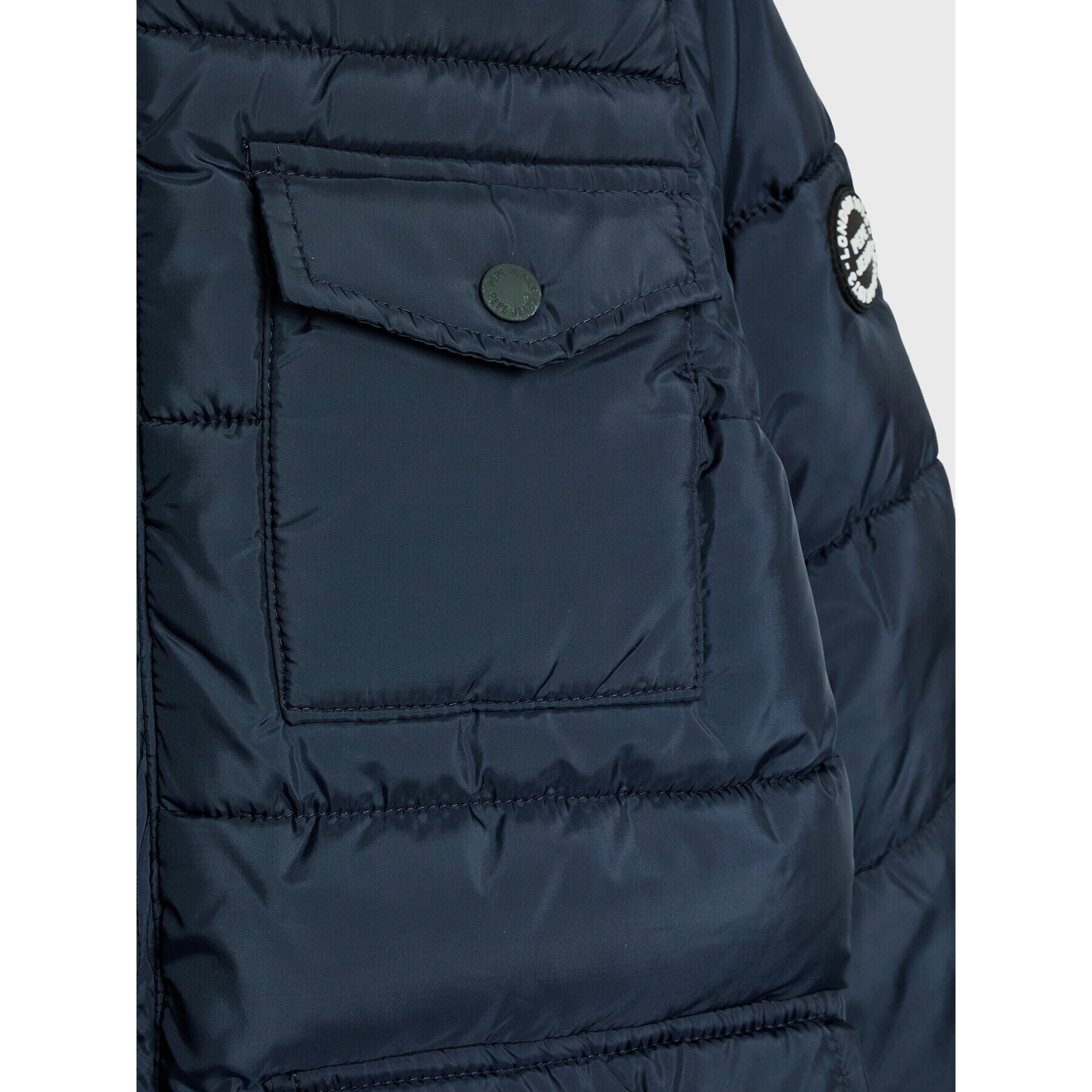 Pepe Jeans Vatovaná bunda Grantown PB401147 Tmavomodrá Regular Fit - Pepit.sk