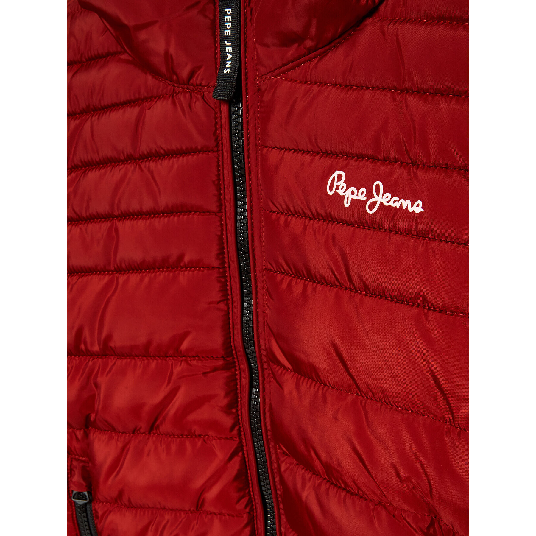 Pepe Jeans Vatovaná bunda Greystoke PB401150 Červená Regular Fit - Pepit.sk