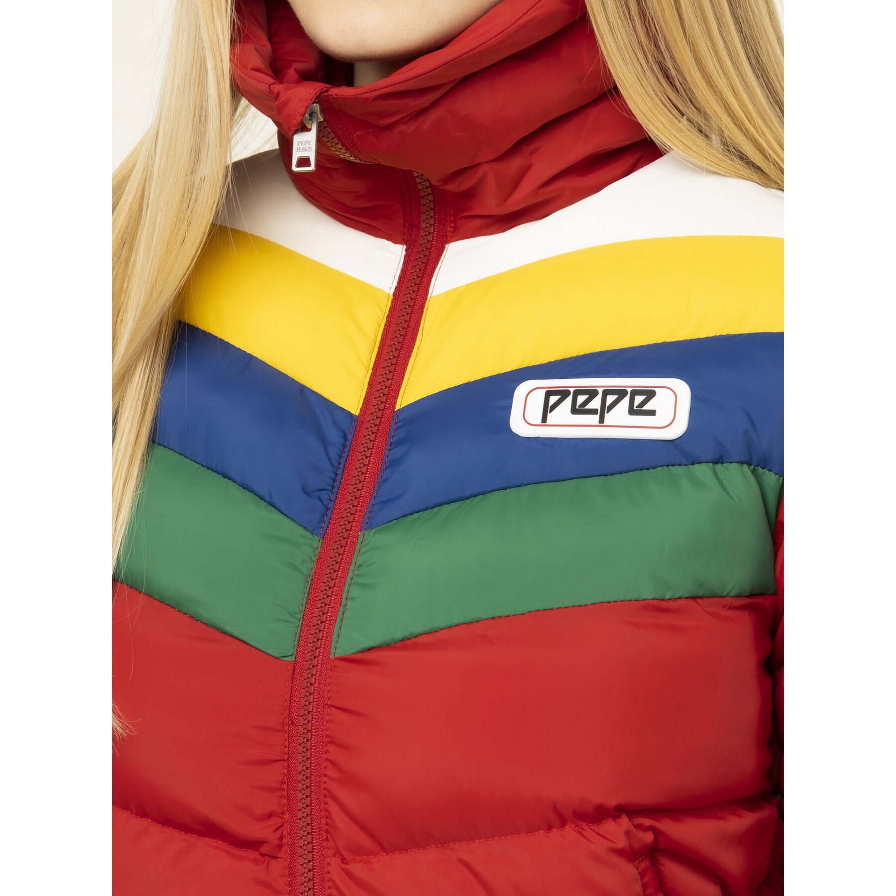 Pepe Jeans Vatovaná bunda Vika PL401723 Farebná Regular Fit - Pepit.sk